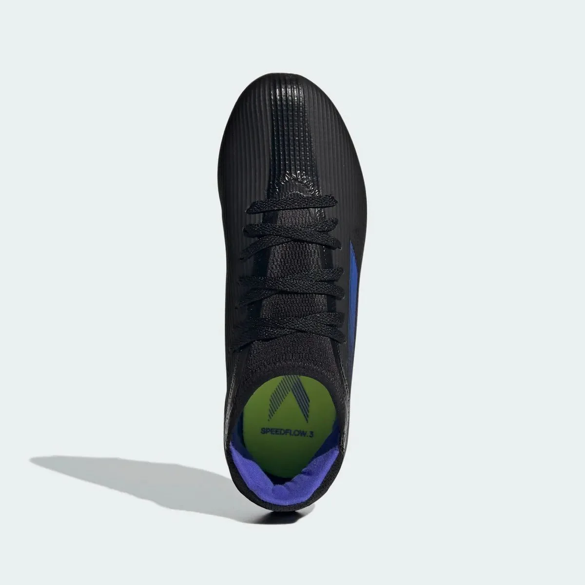 Adidas Junior X Speedflow .3 FG - Black-Sonic Ink - Image 4