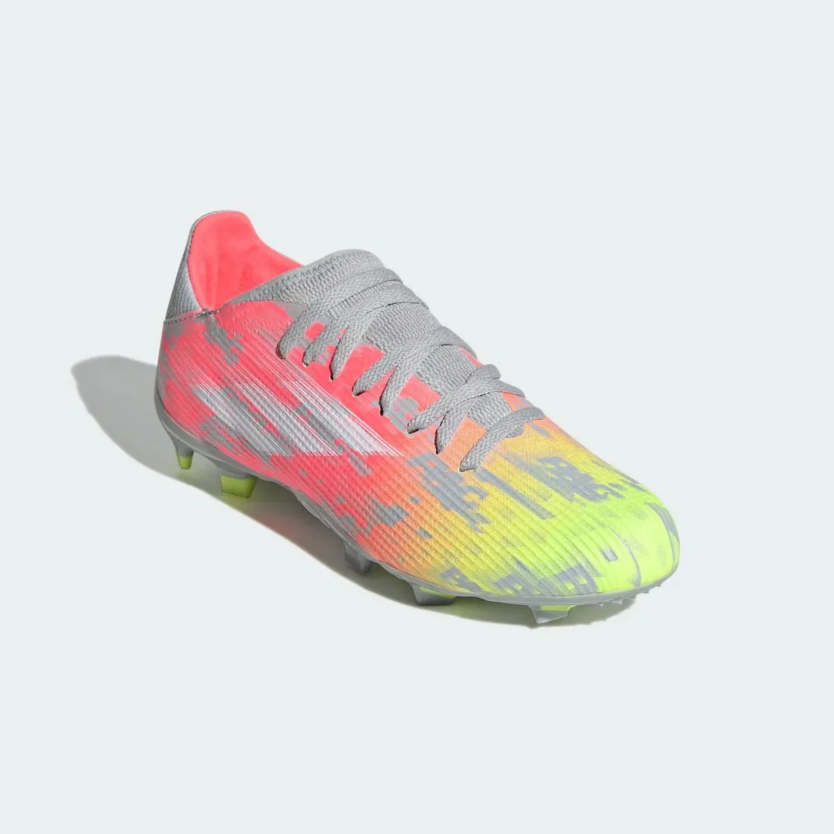 Adidas JR X Speedflow .3 FG - Clear Onix-White-Solar Yellow - Image 3