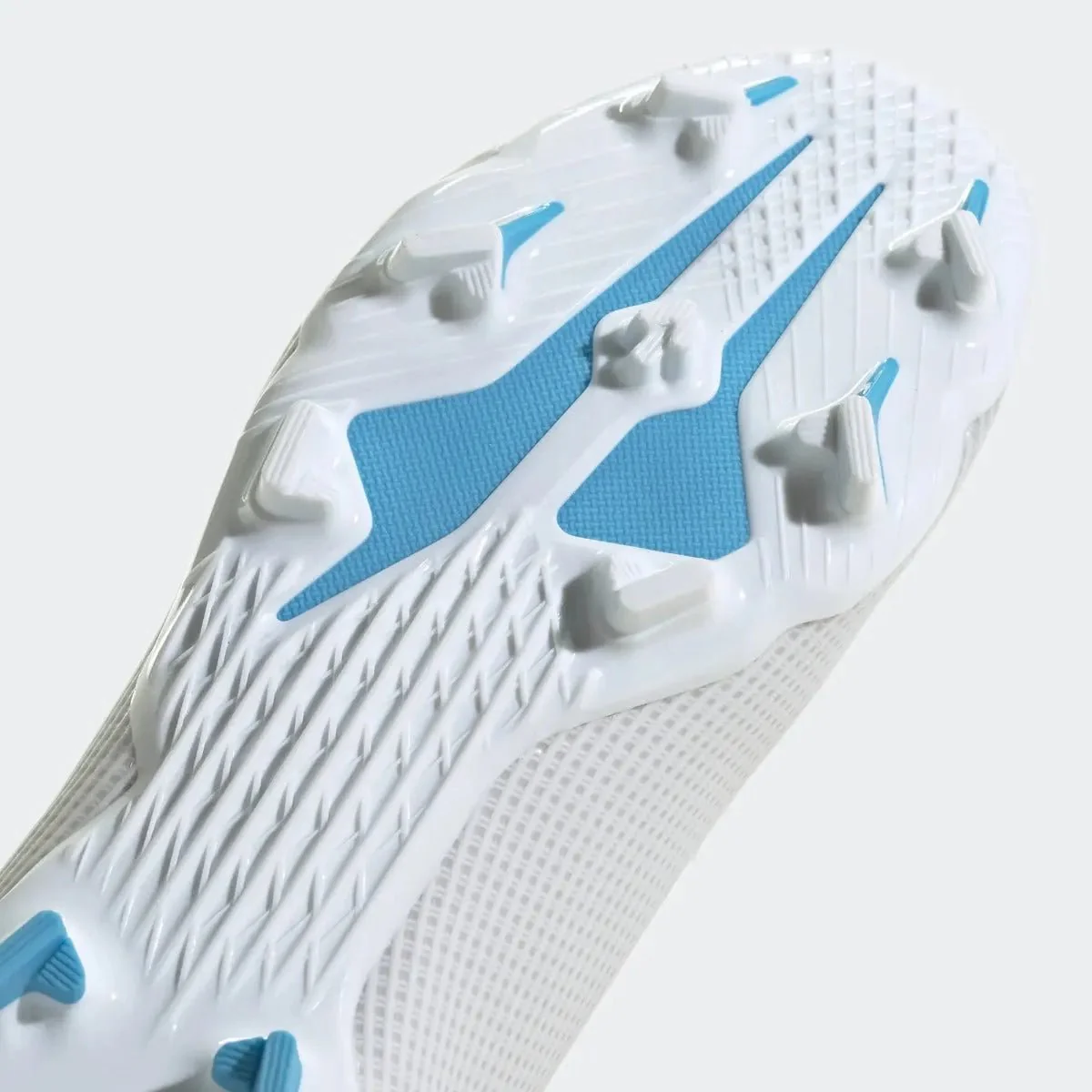 adidas Junior X Speedflow .3 FG - White-Hi Res Blue - Image 8