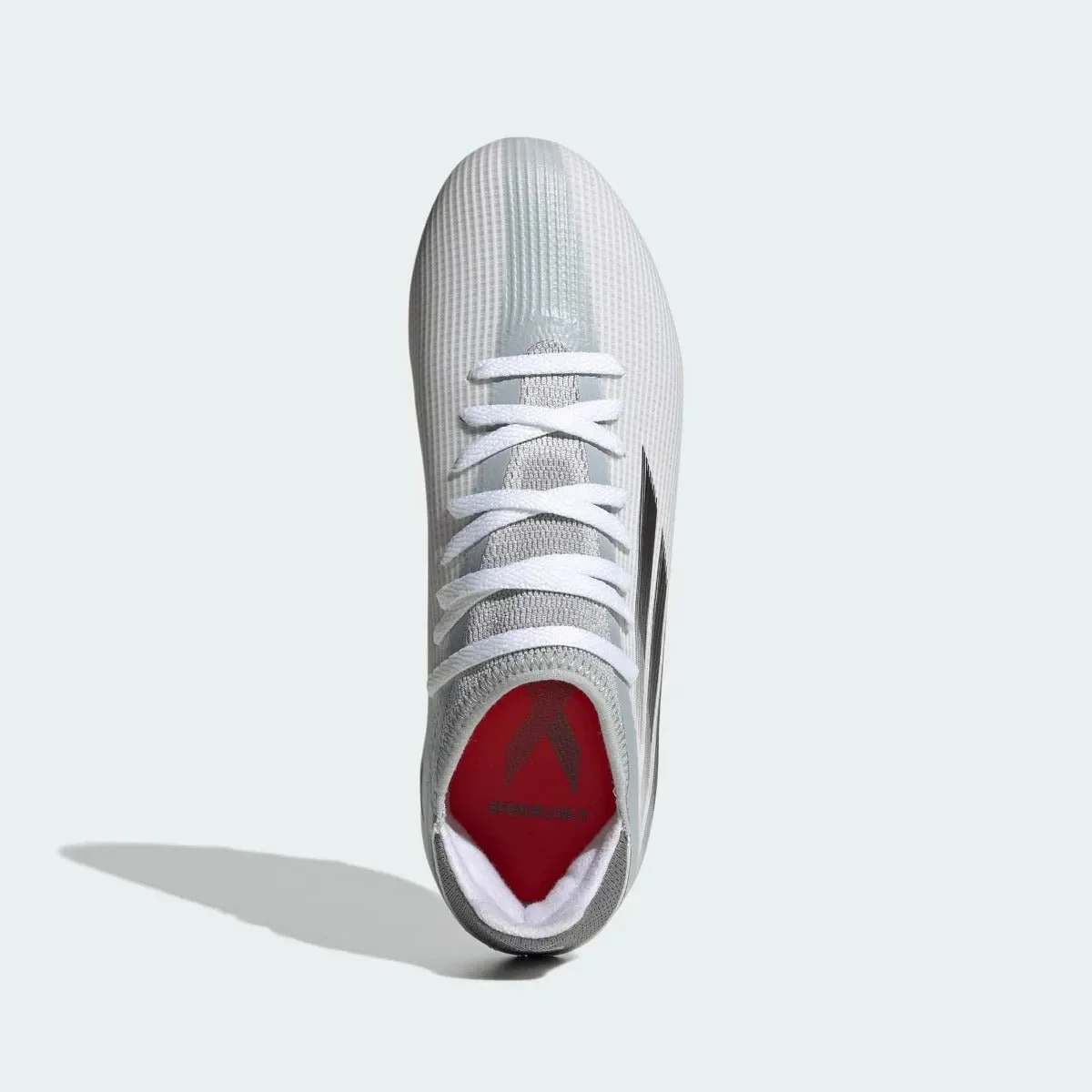 Adidas Junior X Speedflow .3 FG - White-Iron Metallic - Image 5