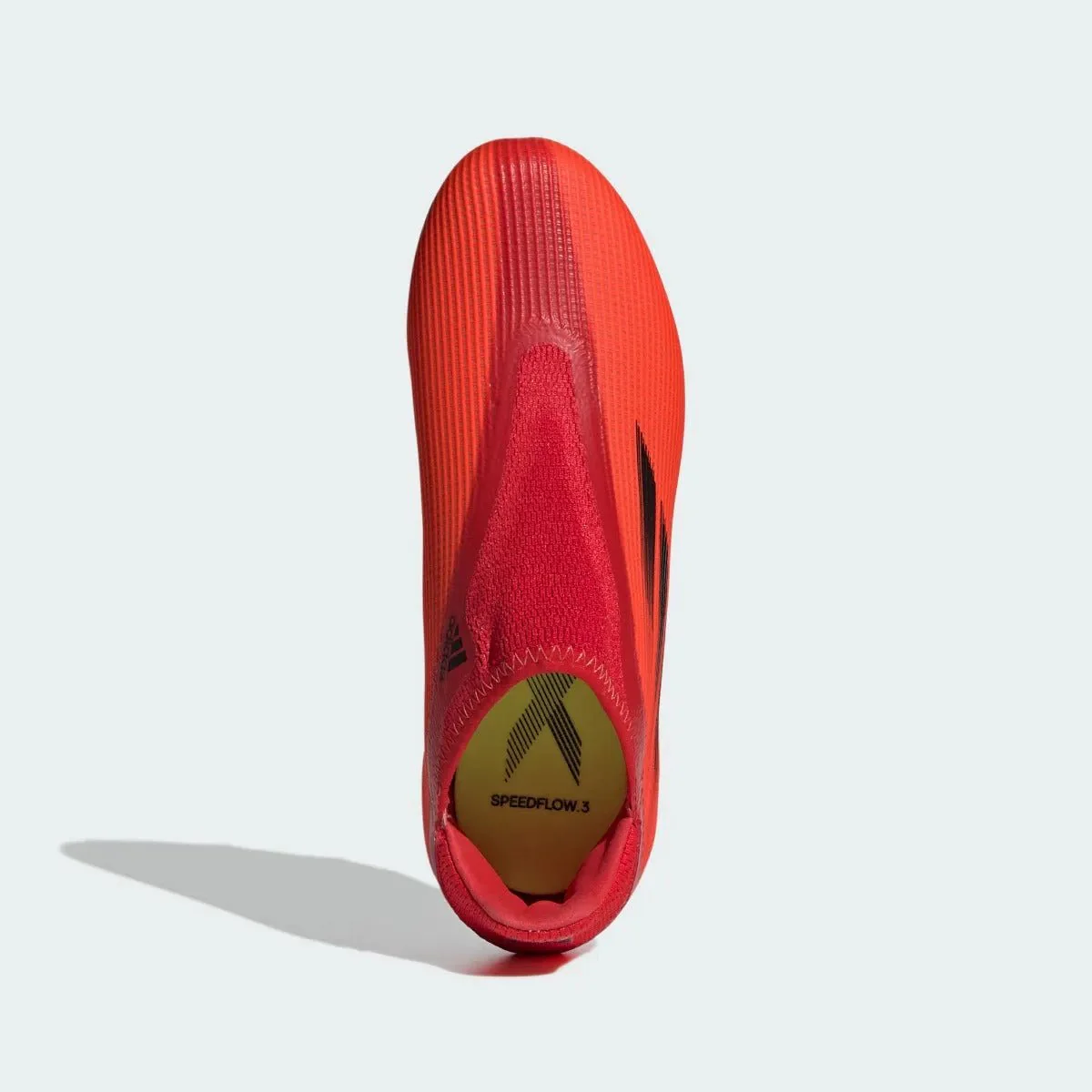 Adidas Junior X Speedflow .3 Laceless FG - Red-Black - Image 5