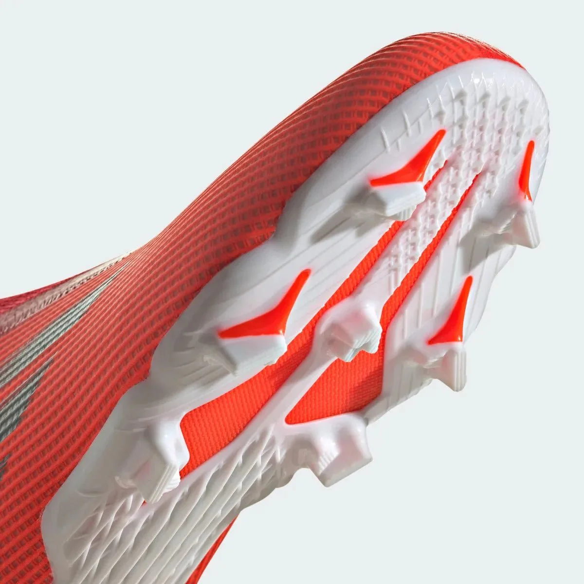 Adidas Junior X Speedflow .3 Laceless FG - Red-Black - Image 8