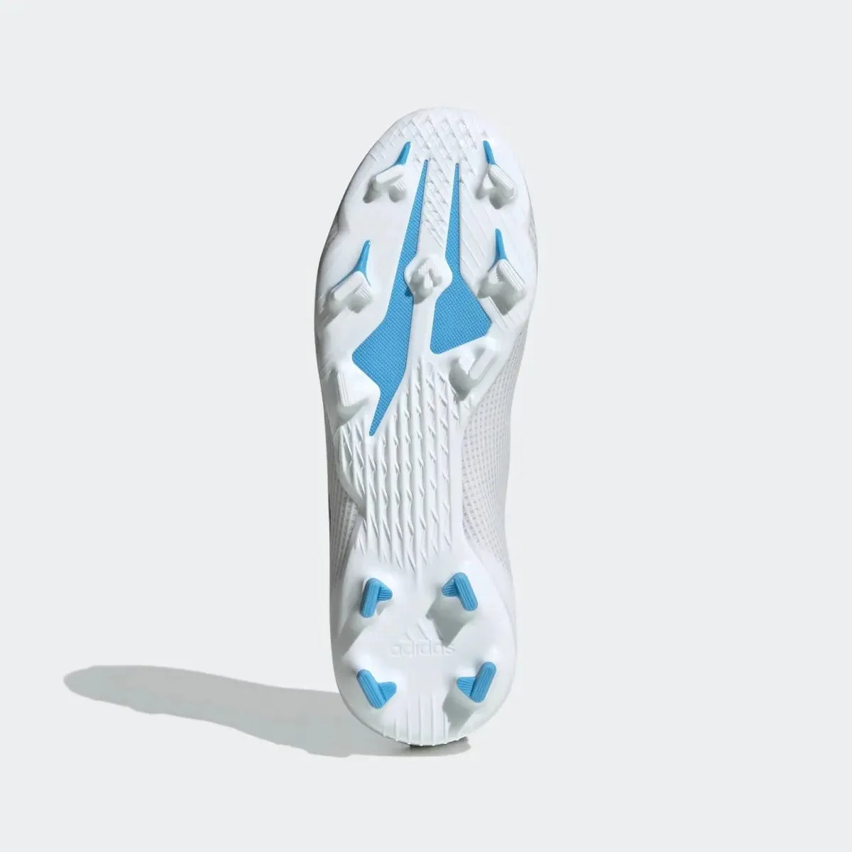adidas Junior X Speedflow .3 Laceless FG - White-Hi Res Blue - Image 6