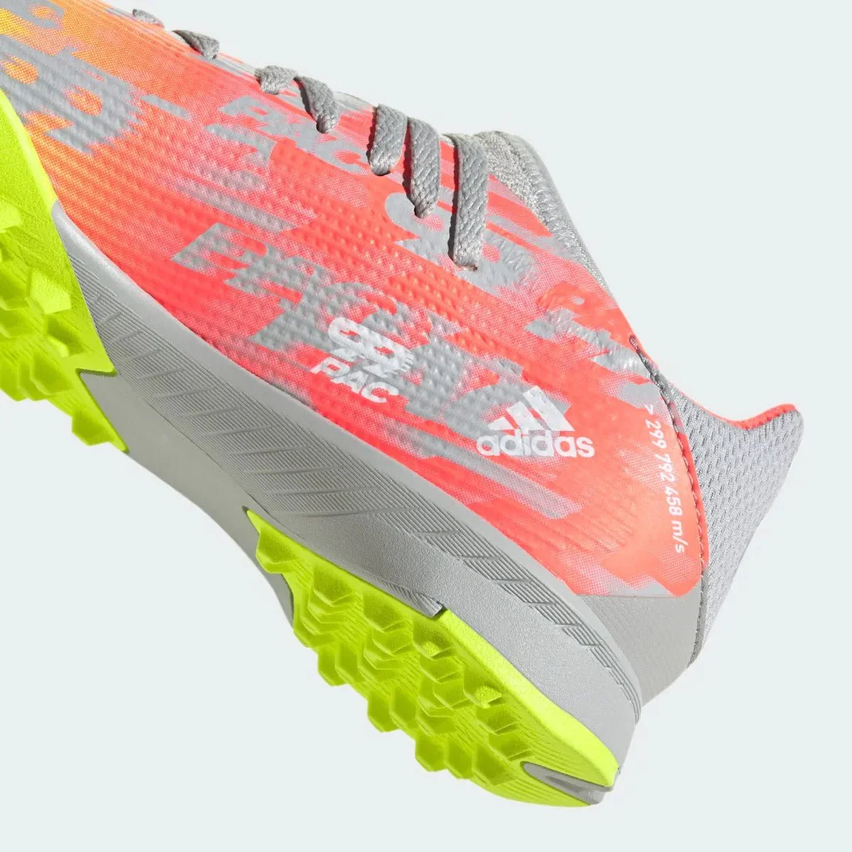 Adidas JR X Speedflow .3 TF - Clear Onix-White-Solar Yellow - Image 8