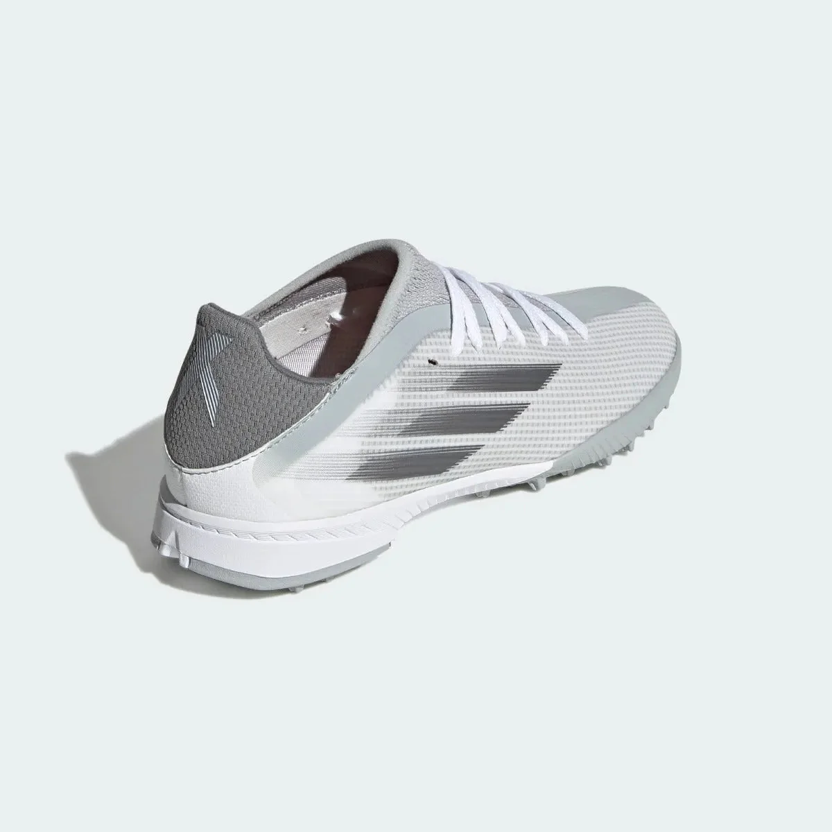 Adidas Junior X Speedflow .3 TF - White-Iron Metallic - Image 4
