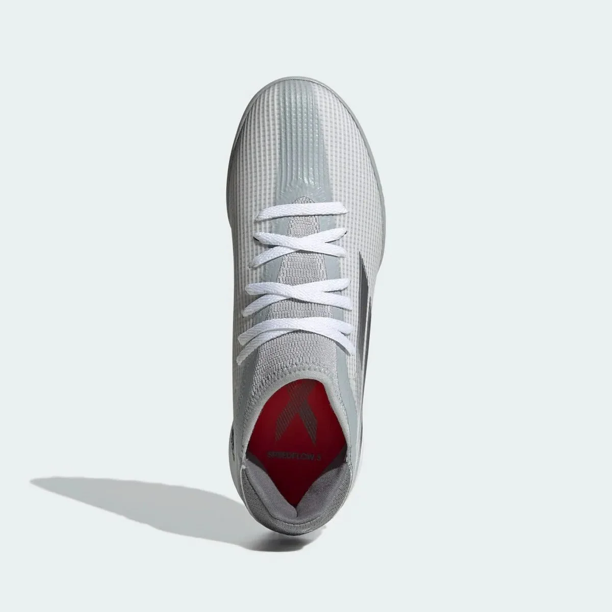 Adidas Junior X Speedflow .3 TF - White-Iron Metallic - Image 5