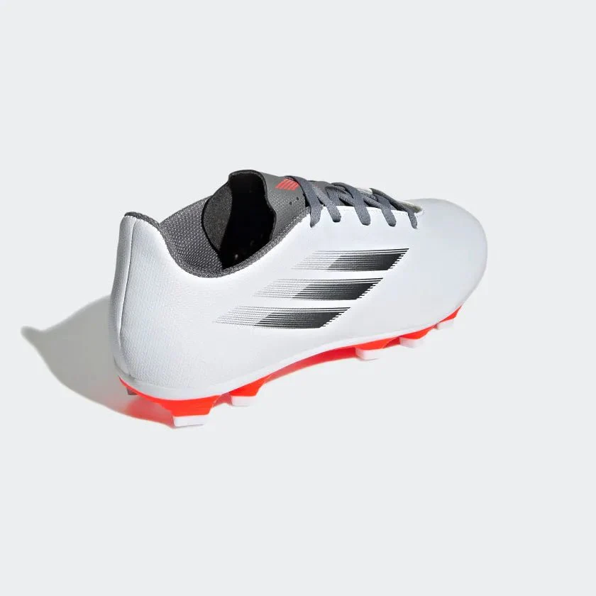Adidas JR X Speedflow .4 FxG - White-Iron Metallic - Image 4