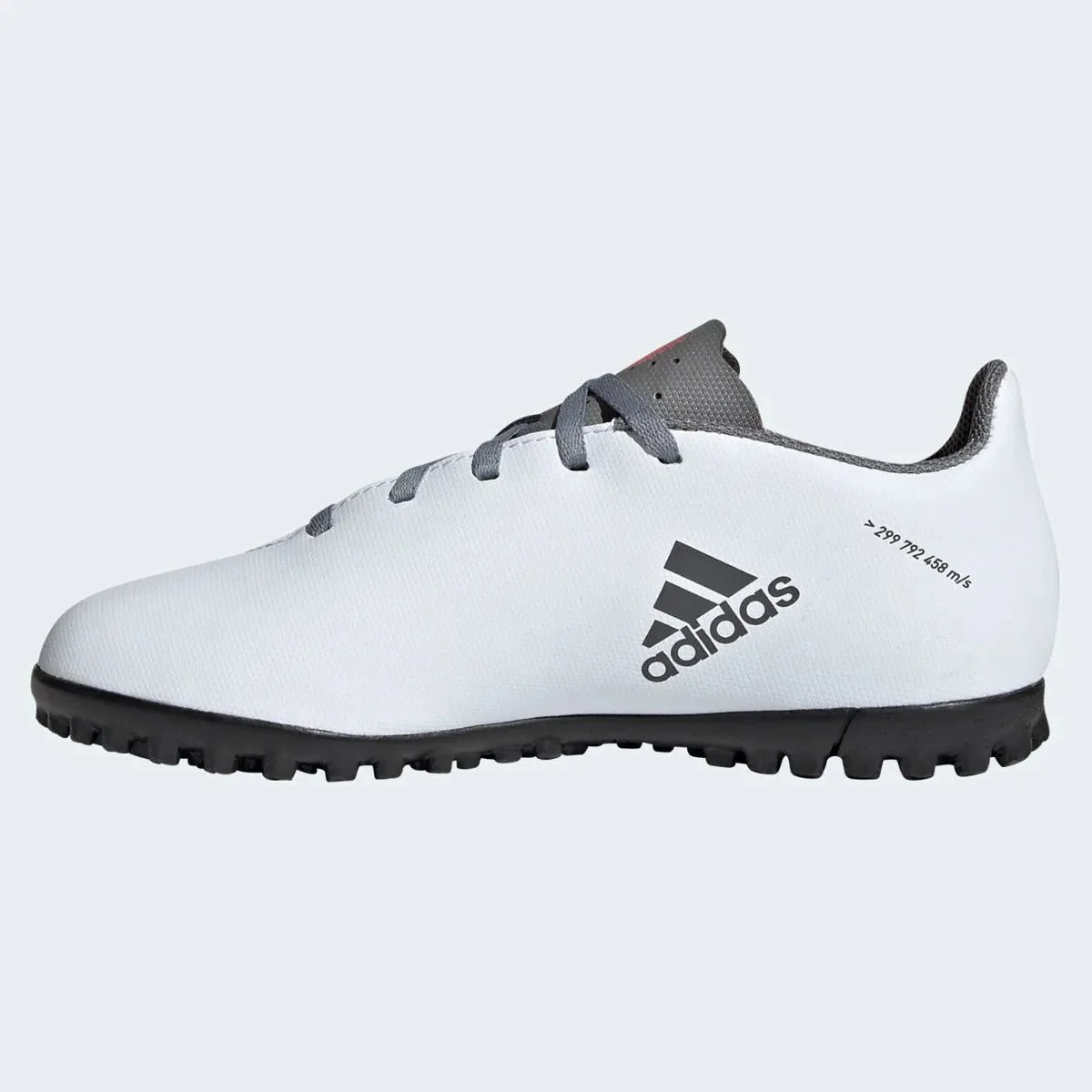 Adidas Junior X Speedflow .4 TF - White-Iron Metallic - Image 2