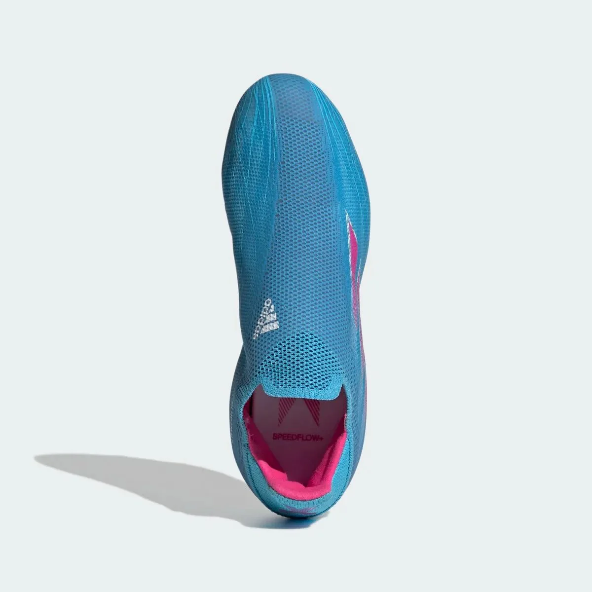 Adidas Junior X Speedflow + FG - Sky Rush-Shock Pink - Image 5