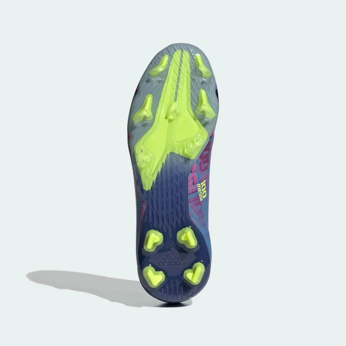 Adidas Junior X Speedflow MESSI .1 FG - Blue-Pink-Yellow - Image 4