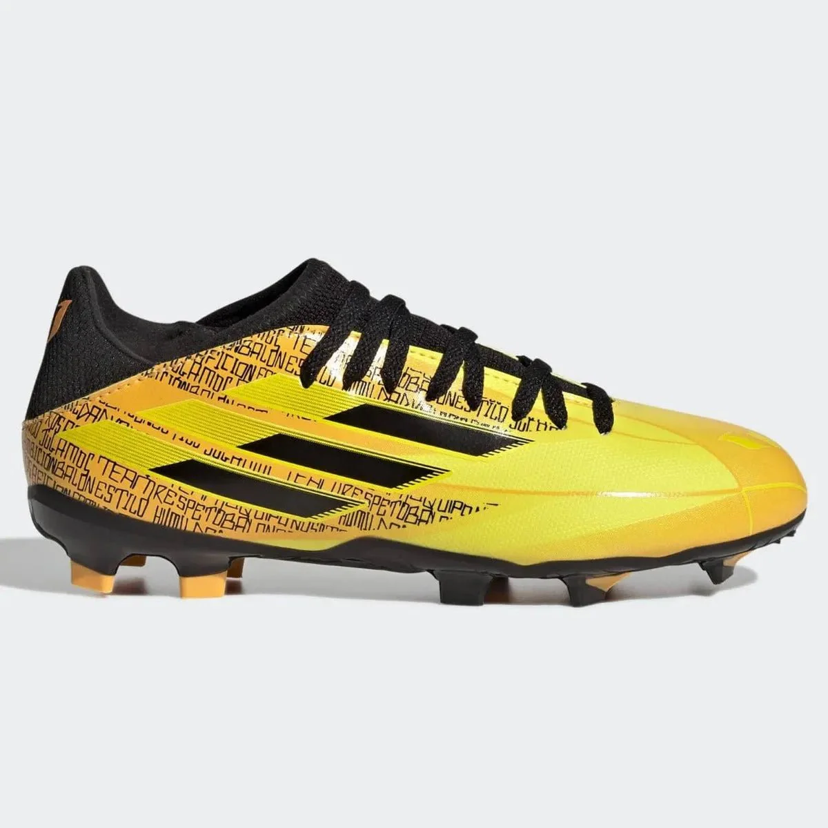 adidas Junior X Speedflow Messi .3 FG - Solar Gold-Black