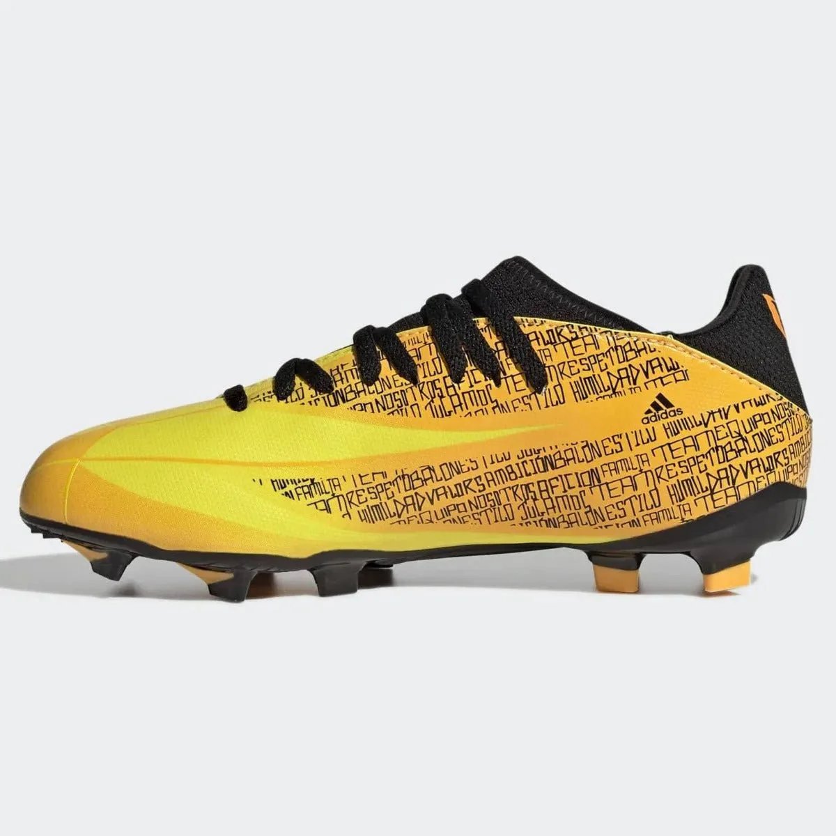 adidas Junior X Speedflow Messi .3 FG - Solar Gold-Black - Image 2