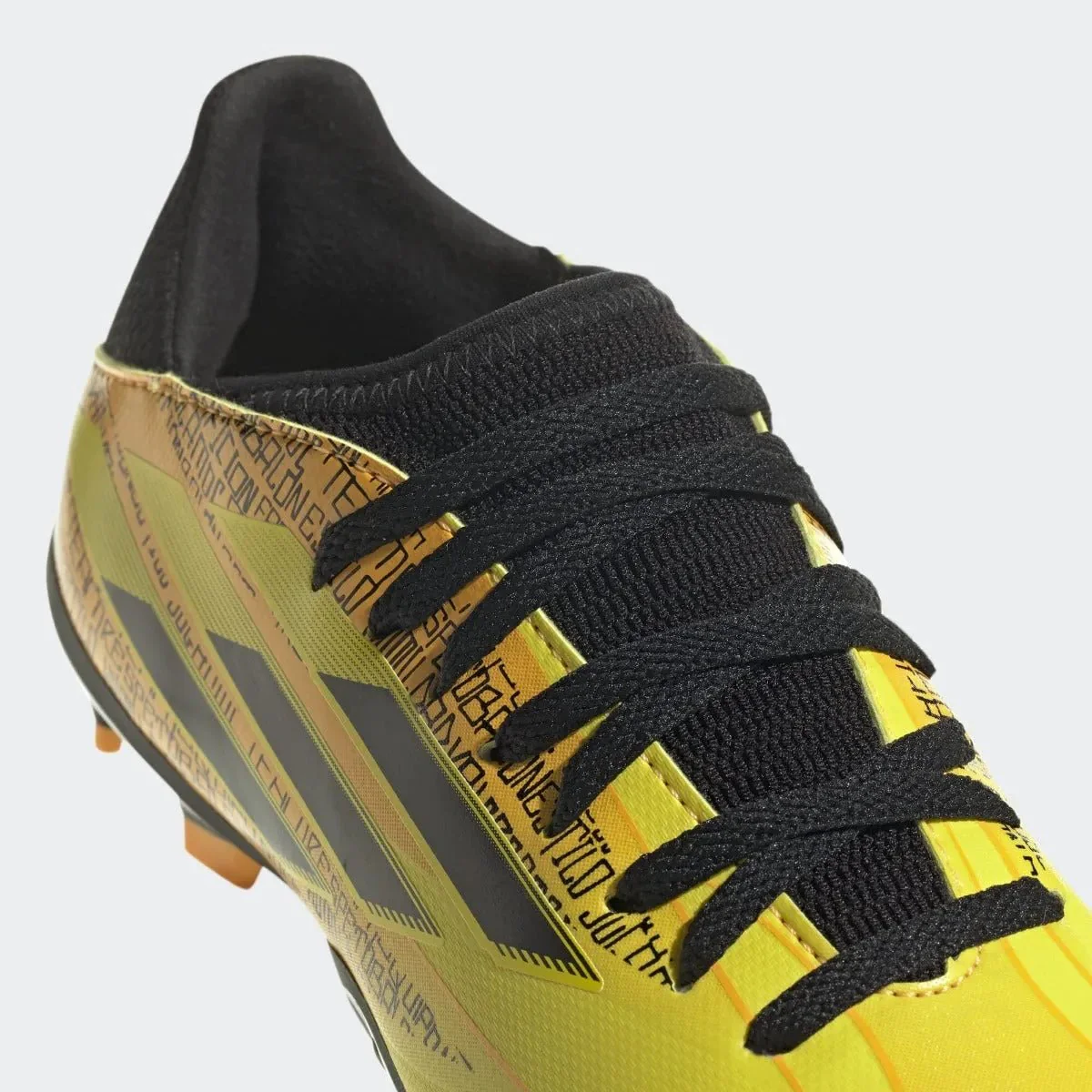 adidas Junior X Speedflow Messi .3 FG - Solar Gold-Black - Image 7