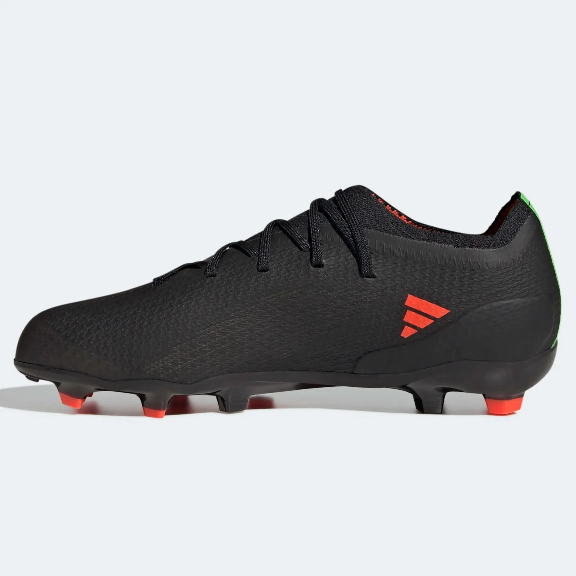 adidas Junior X SpeedPortal .1 FG - Black-Solar Red - Image 2