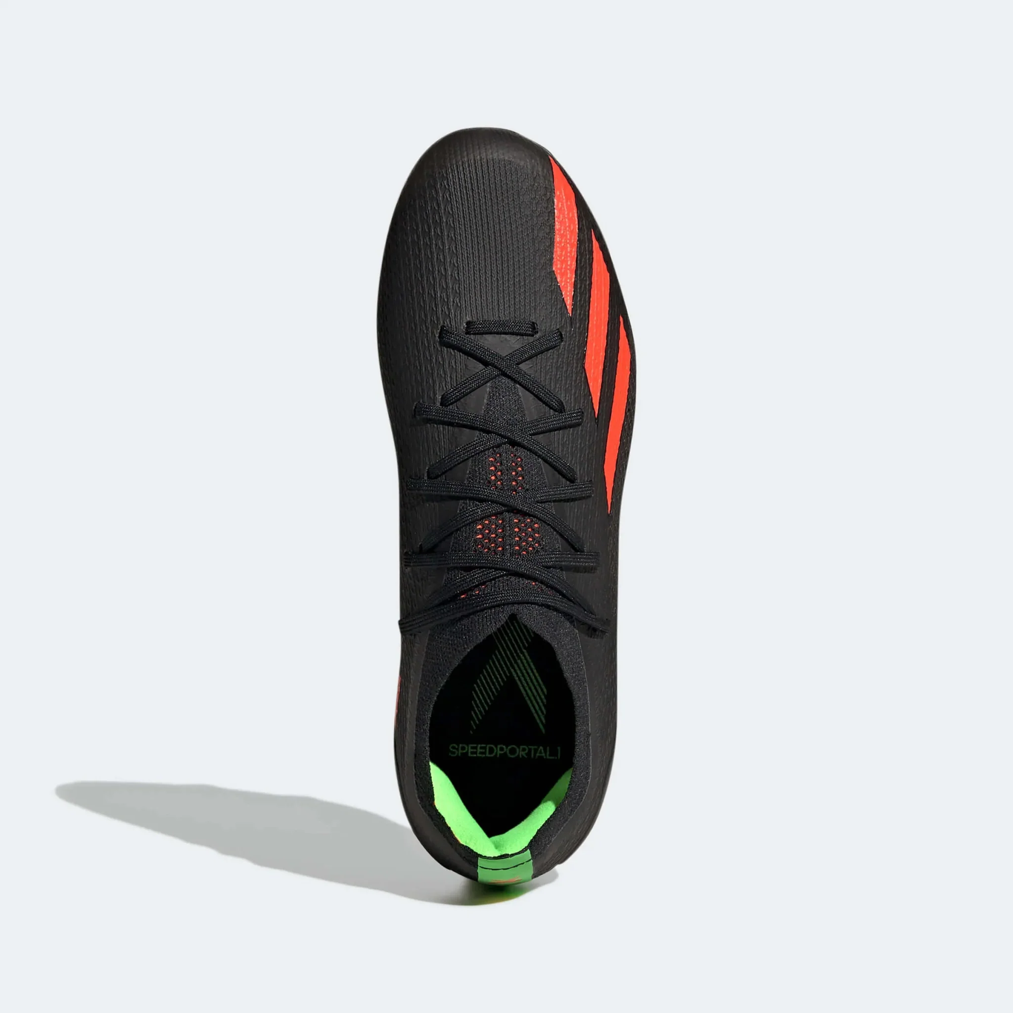 adidas Junior X SpeedPortal .1 FG - Black-Solar Red - Image 5