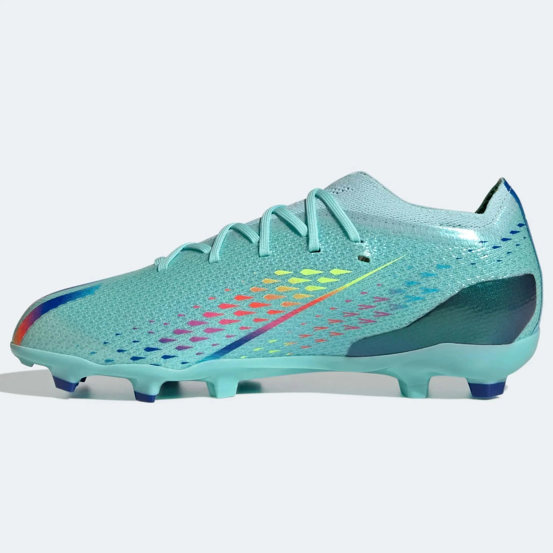 adidas Junior X Speedportal.1 FG J - Aqua-Red-Blue - Image 2