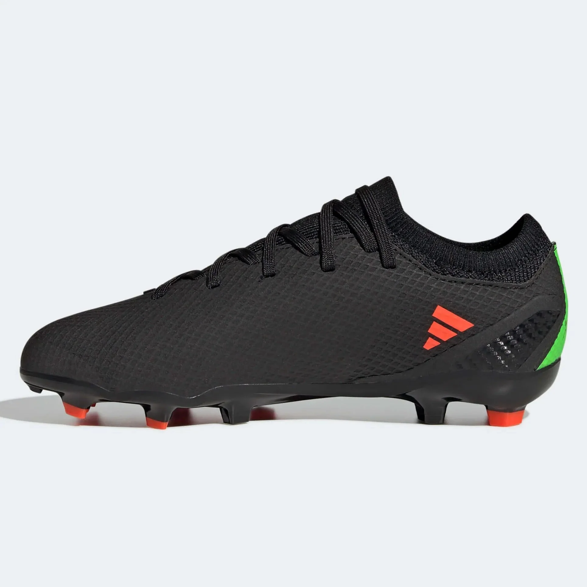 adidas Junior X SpeedPortal .3 FG - Black-Solar Red - Image 2
