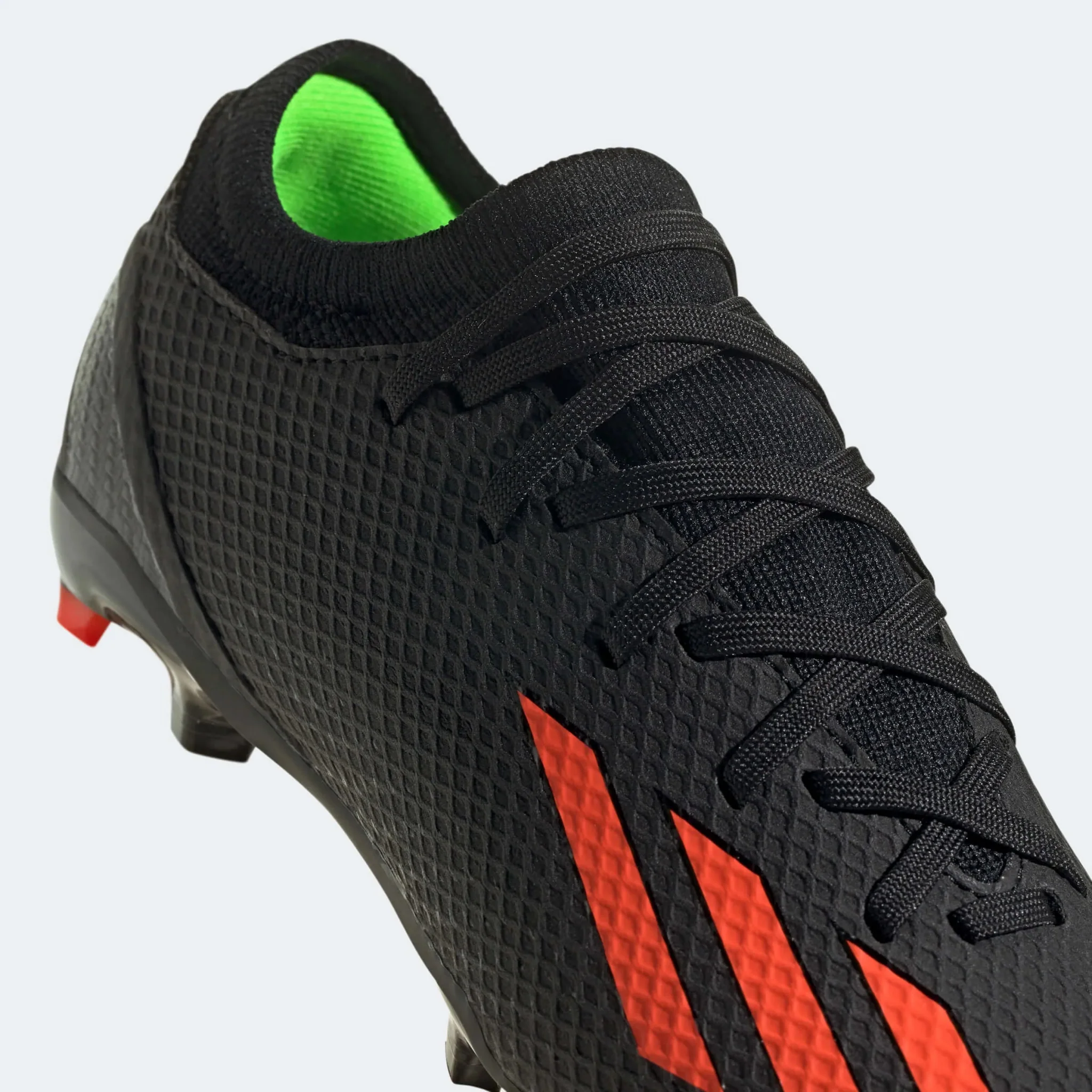 adidas Junior X SpeedPortal .3 FG - Black-Solar Red - Image 7