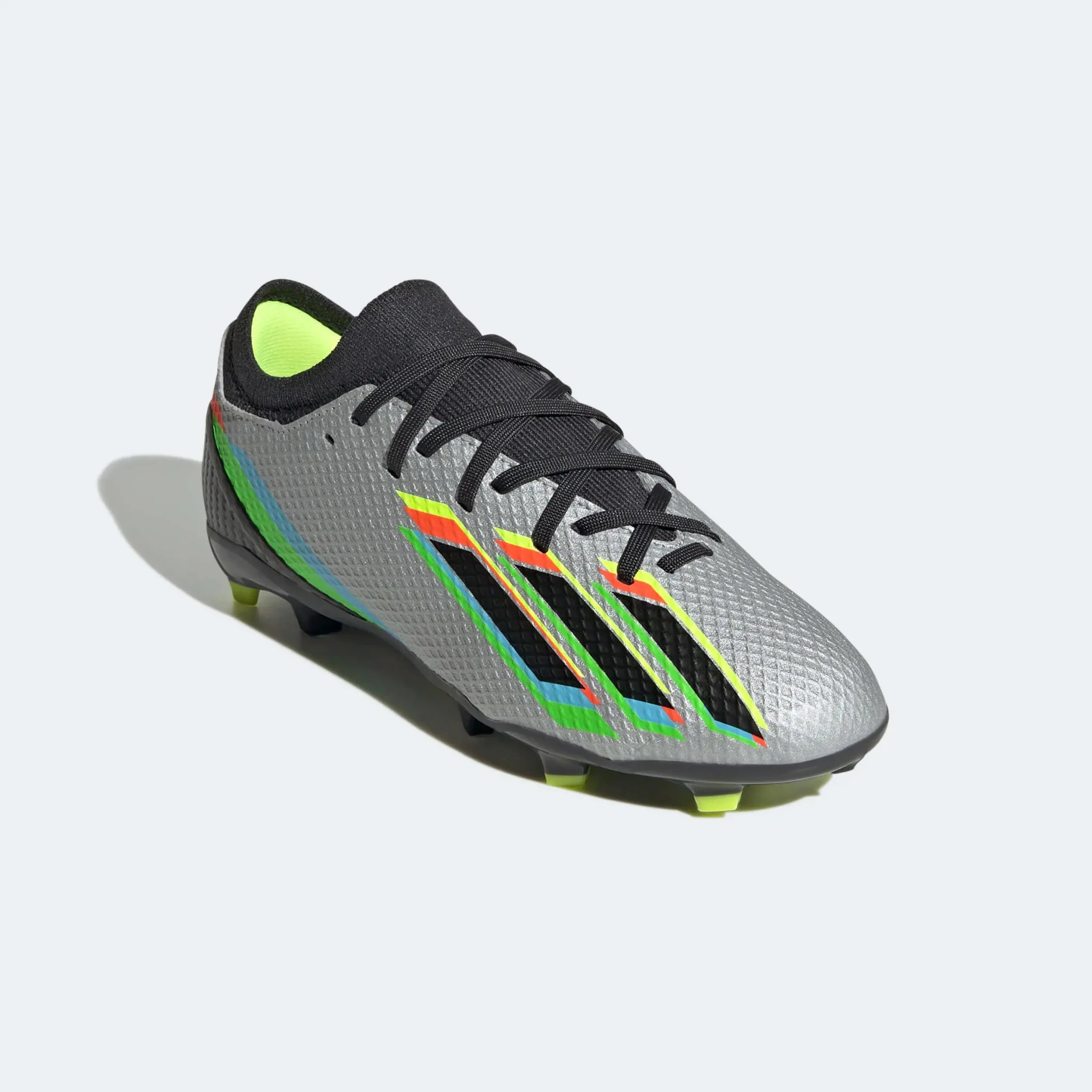 adidas Junior X Speedportal.3 FG - Silver-Black-Yellow - Image 3