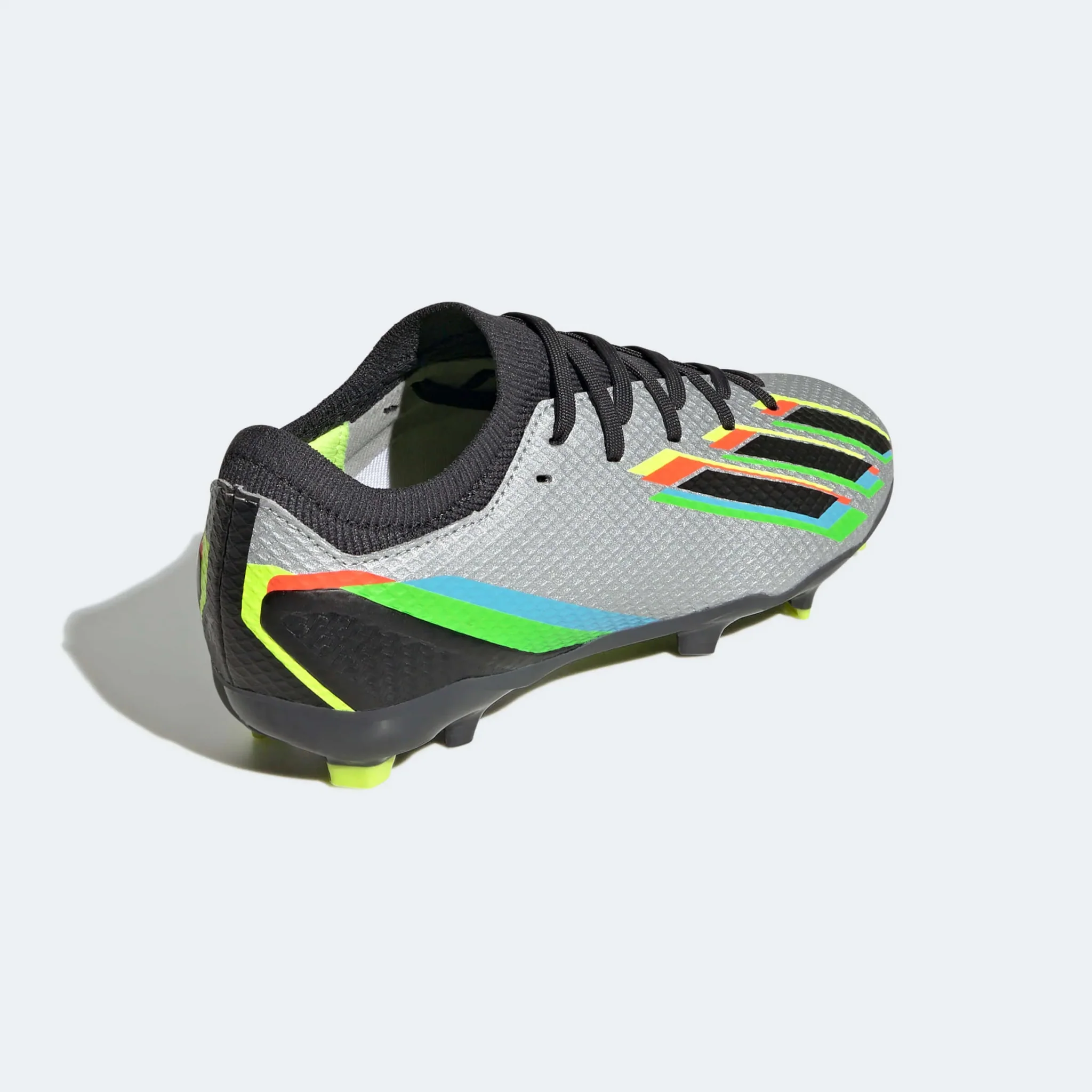 adidas Junior X Speedportal.3 FG - Silver-Black-Yellow - Image 4