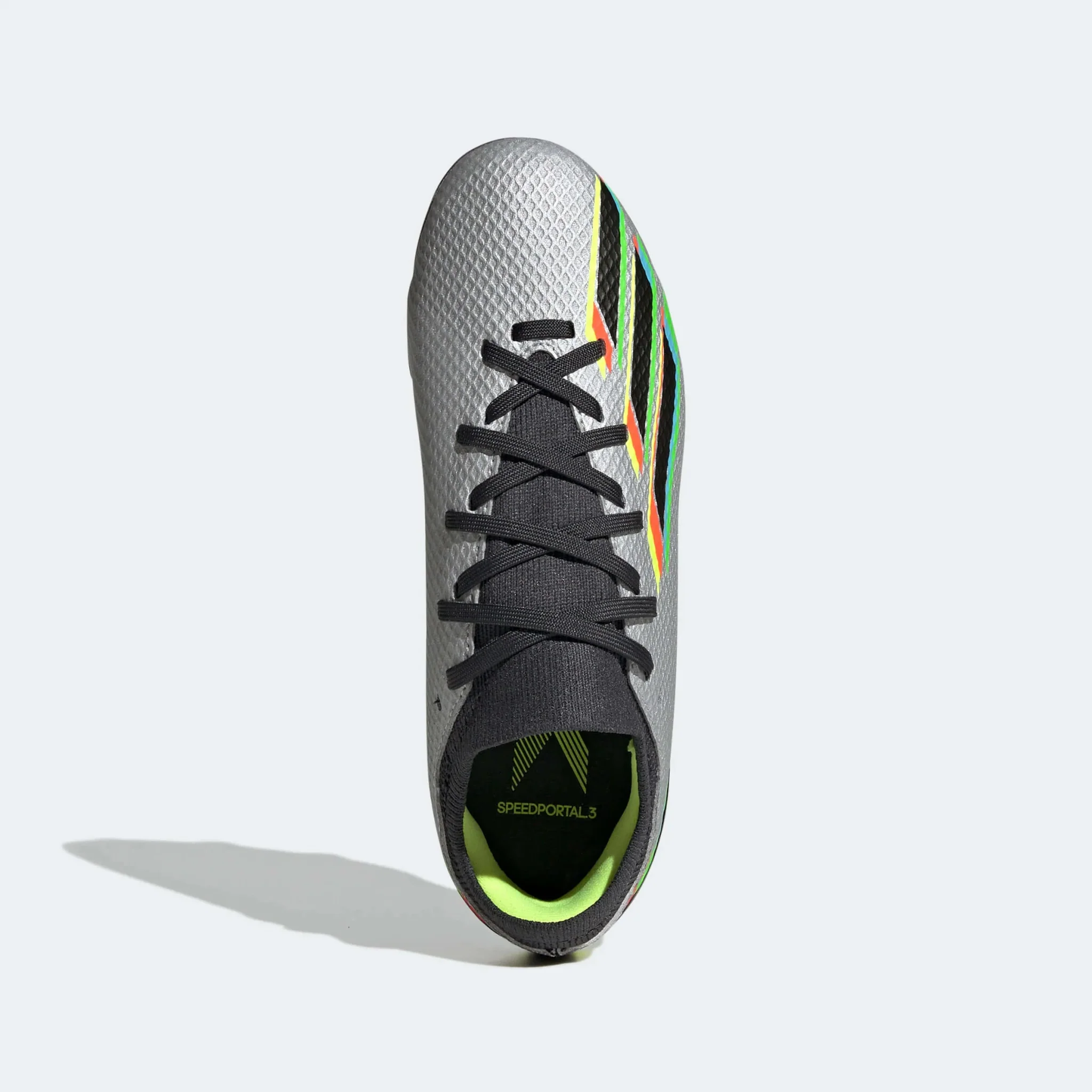 adidas Junior X Speedportal.3 FG - Silver-Black-Yellow - Image 5