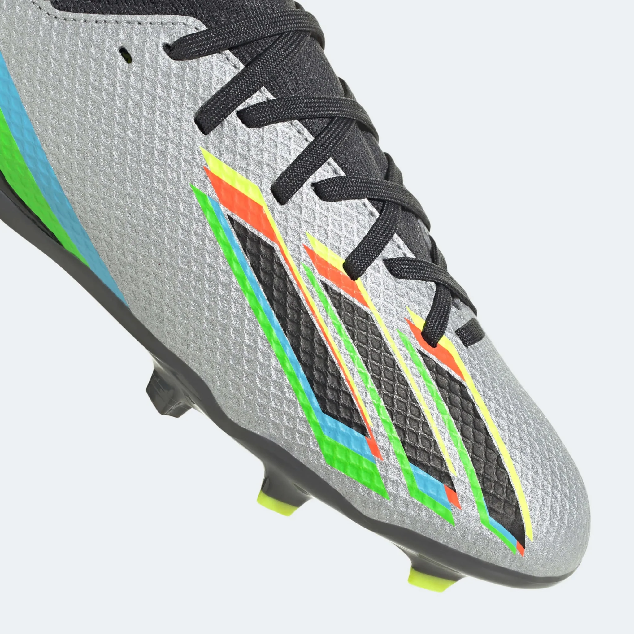 adidas Junior X Speedportal.3 FG - Silver-Black-Yellow - Image 7