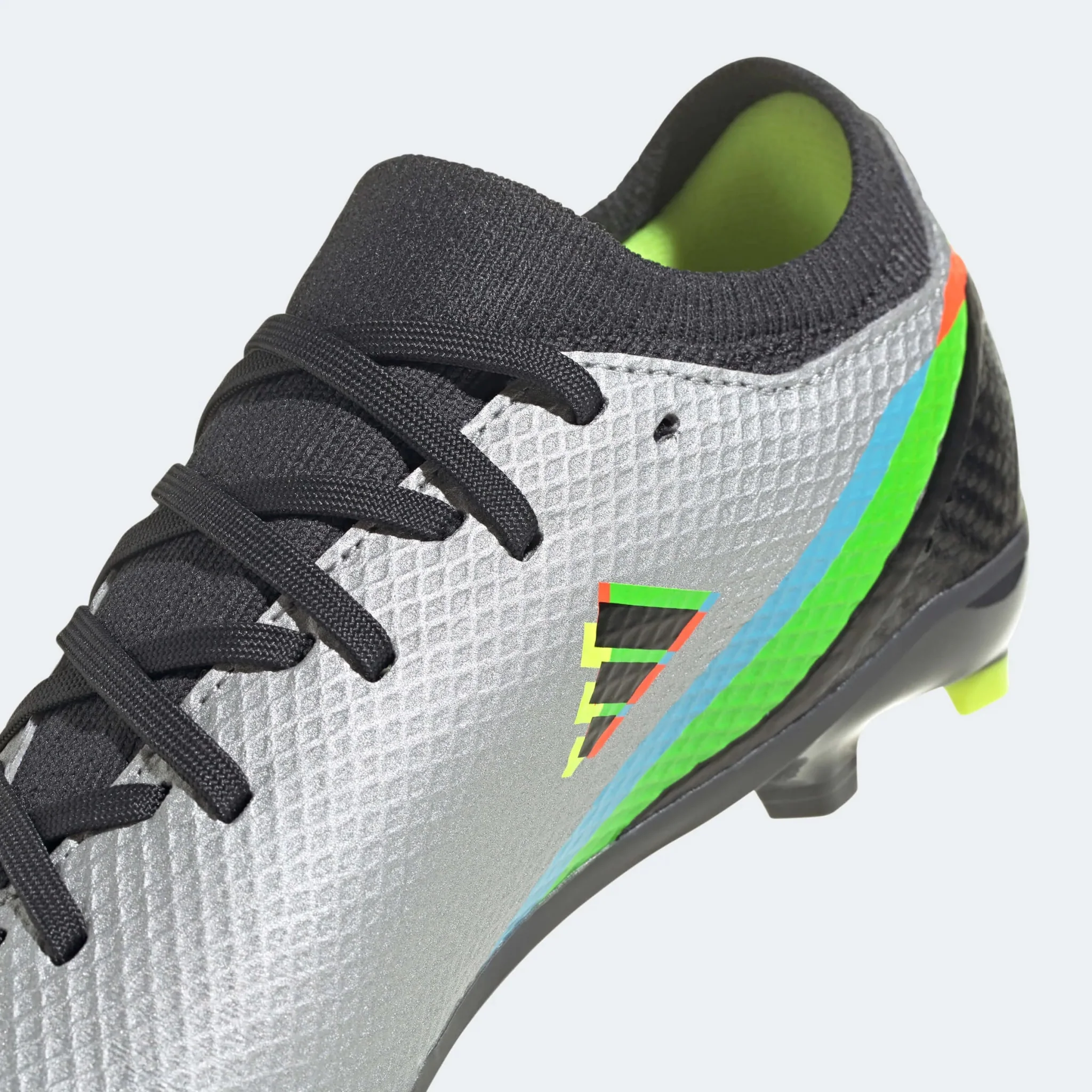 adidas Junior X Speedportal.3 FG - Silver-Black-Yellow - Image 8