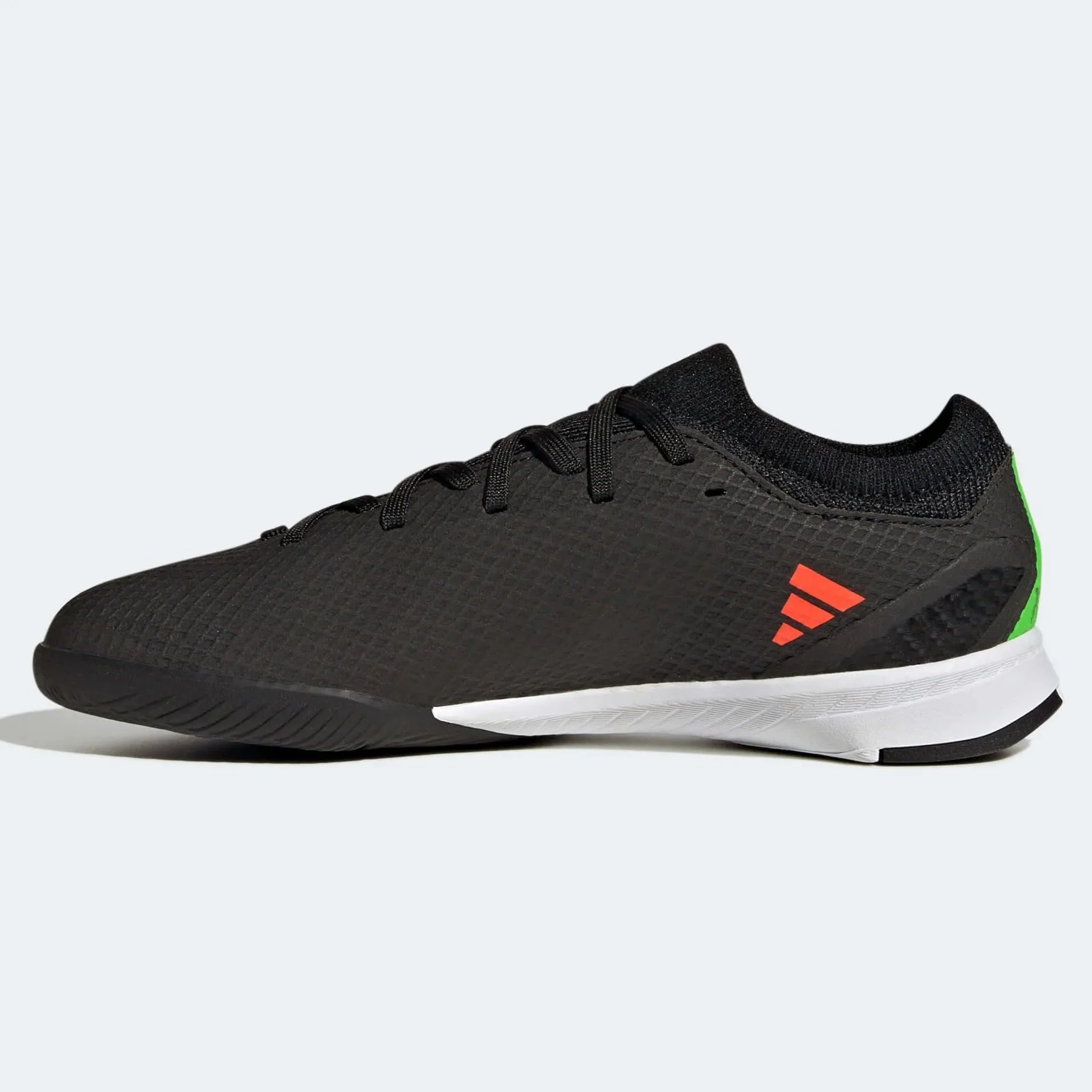 adidas Junior X SpeedPortal .3 Indoor - Black-Solar Red - Image 2