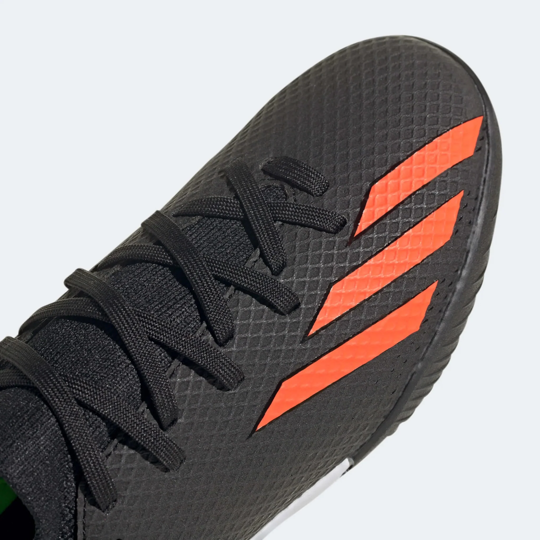 adidas Junior X SpeedPortal .3 Indoor - Black-Solar Red - Image 7