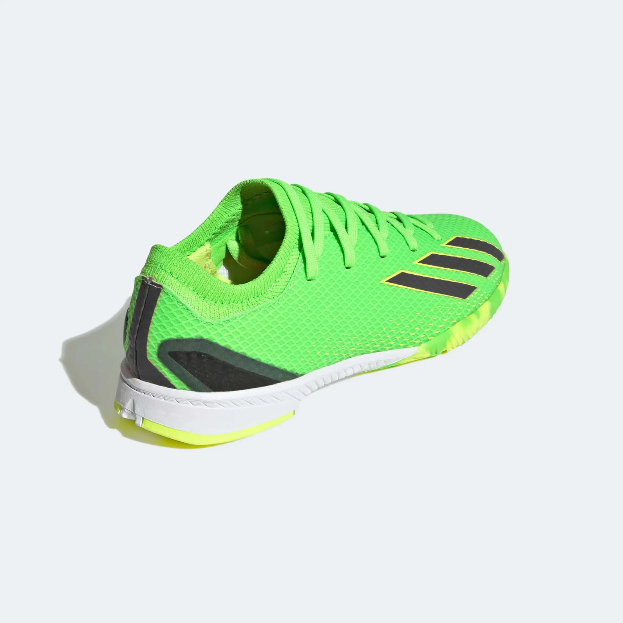 adidas Junior X SpeedPortal .3 Indoor - Solar Green-Black - Image 4