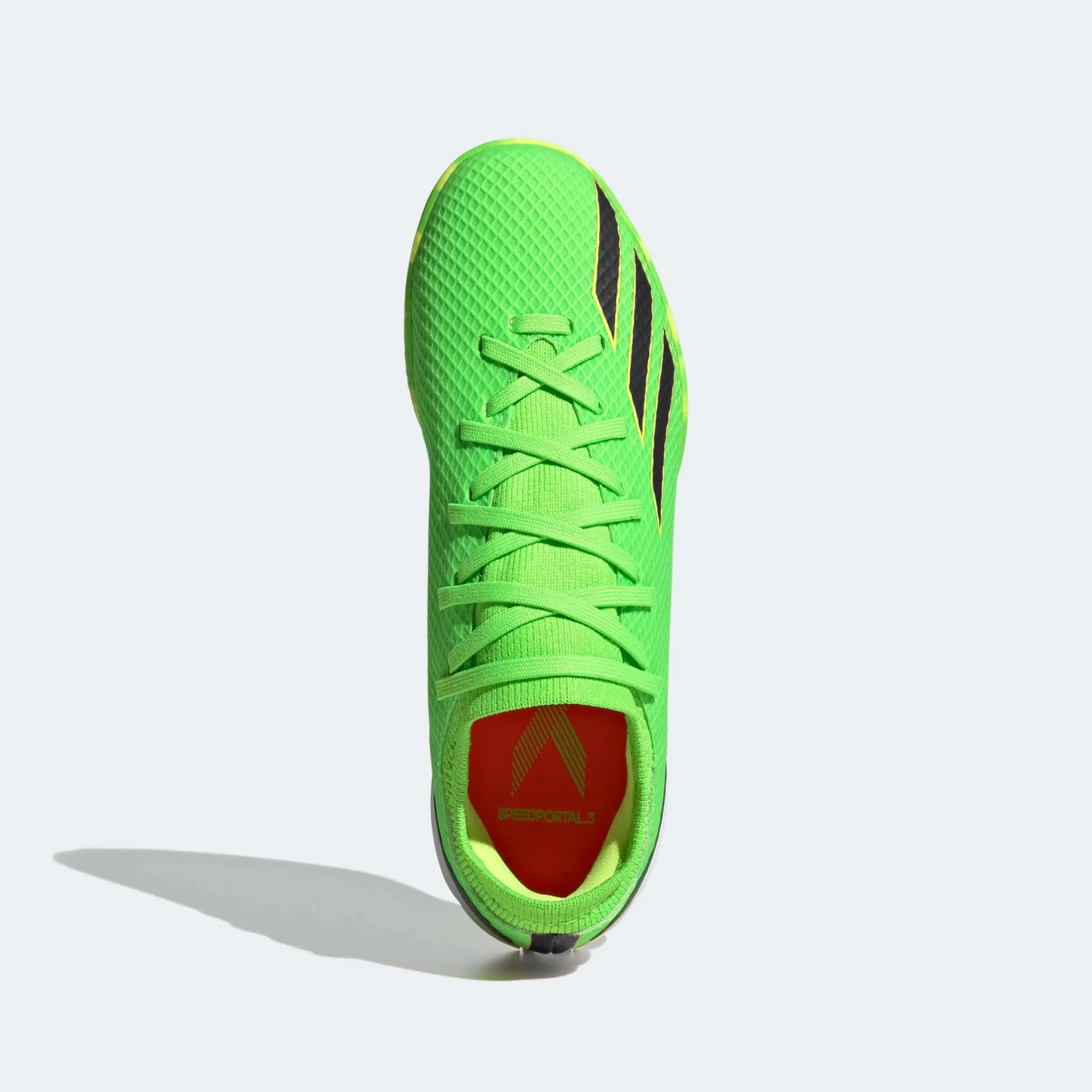 adidas Junior X SpeedPortal .3 Indoor - Solar Green-Black - Image 5