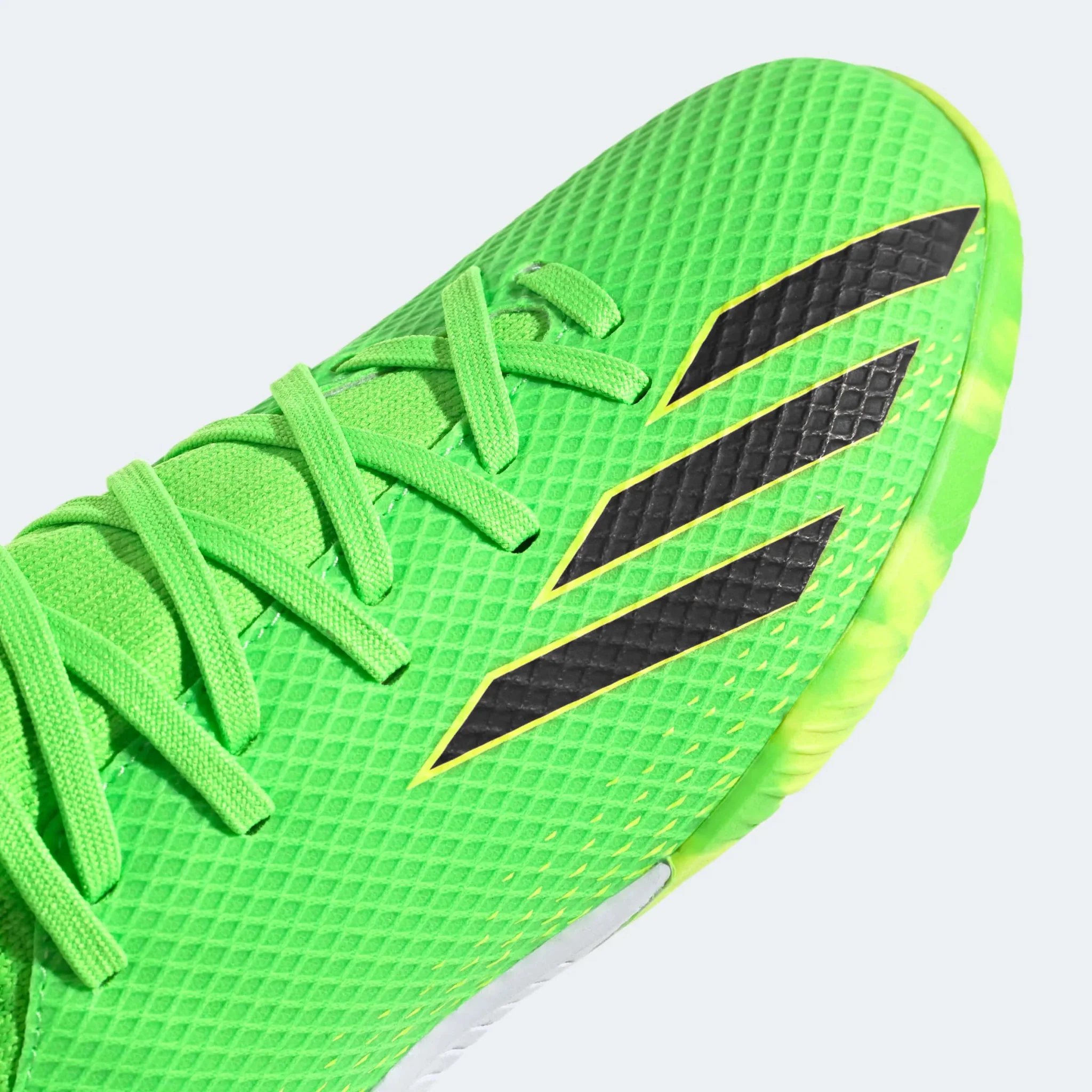 adidas Junior X SpeedPortal .3 Indoor - Solar Green-Black - Image 7