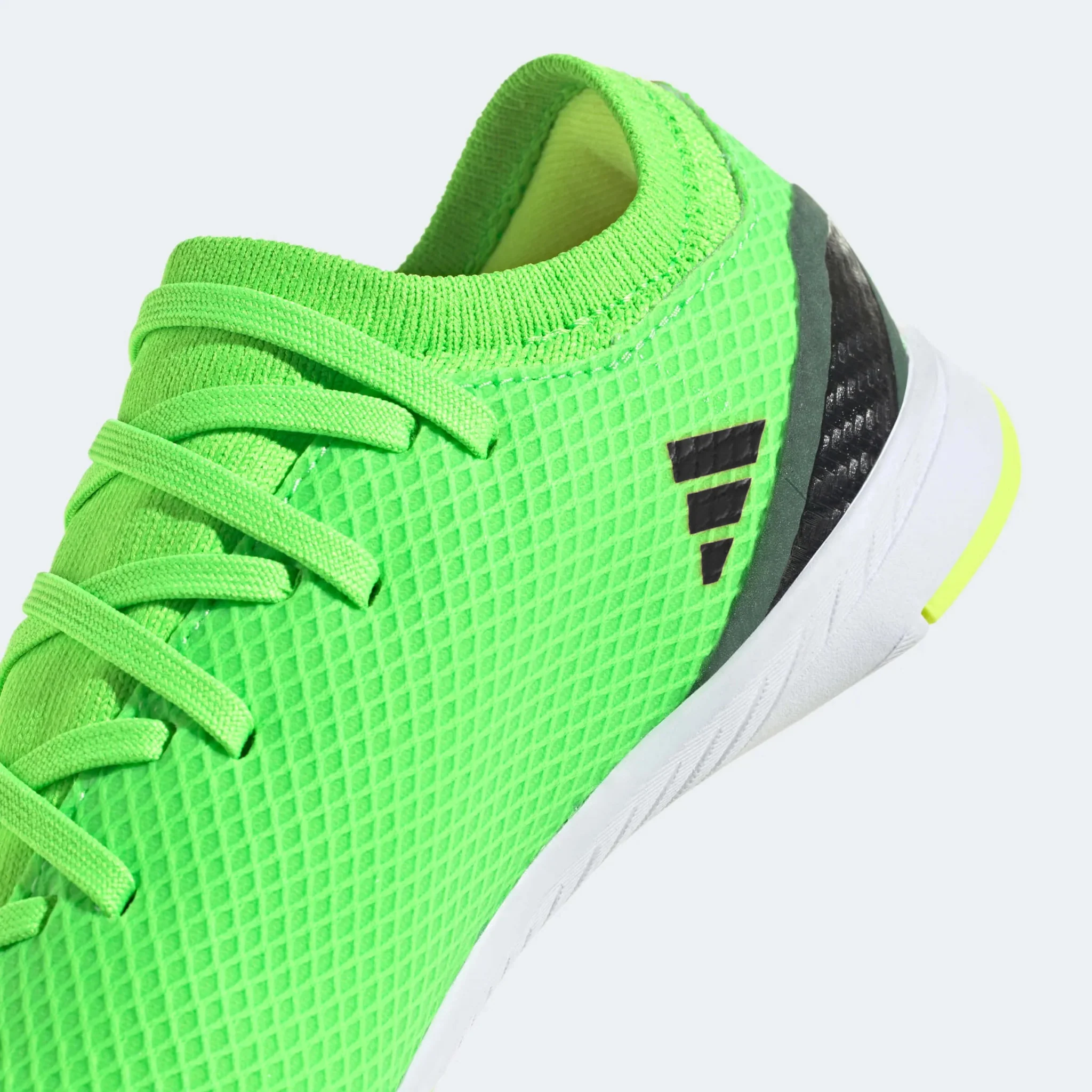 adidas Junior X SpeedPortal .3 Indoor - Solar Green-Black - Image 8