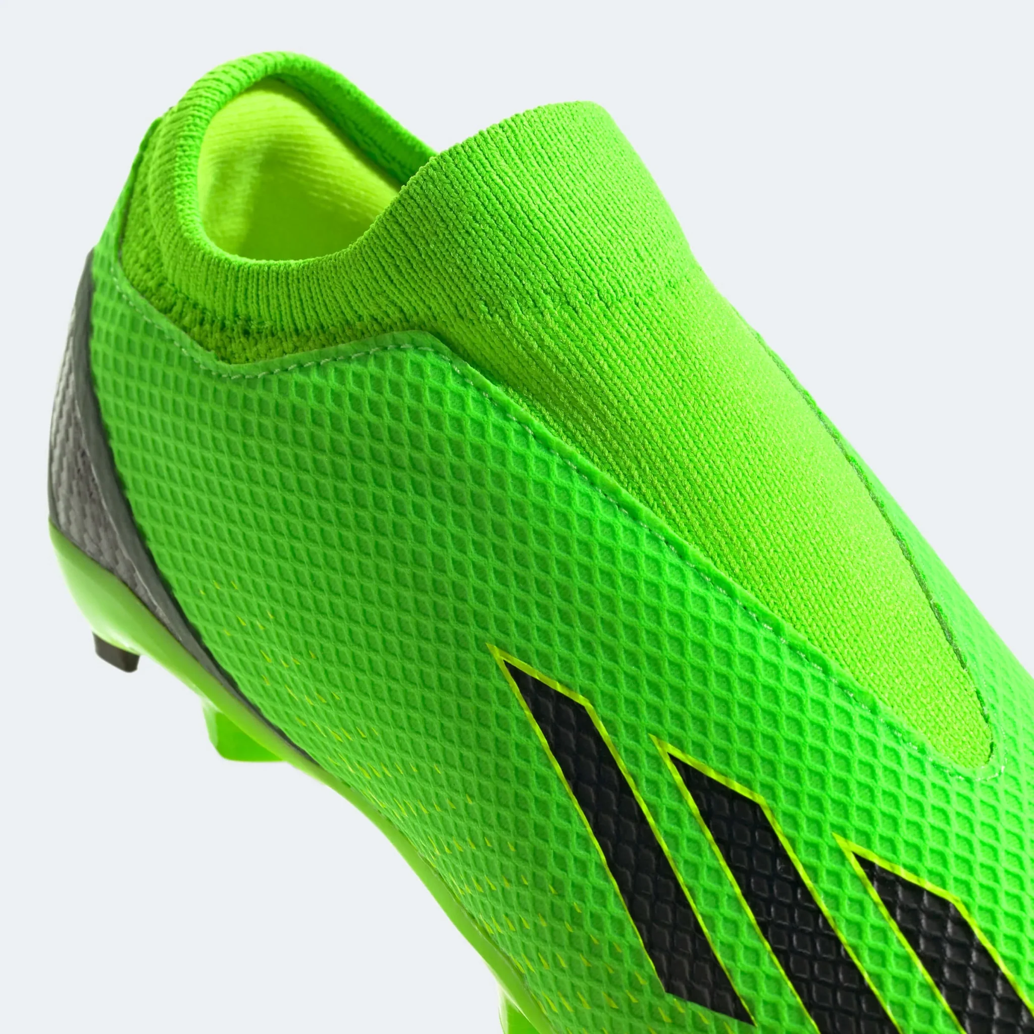 adidas Junior X SpeedPortal .3 Laceless FG - Solar Green-Black - Image 7