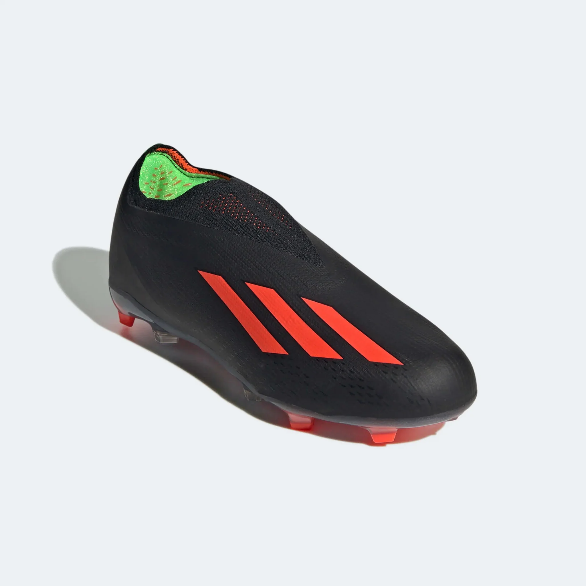 adidas Junior X SpeedPortal + FG - Black-Solar Red - Image 3