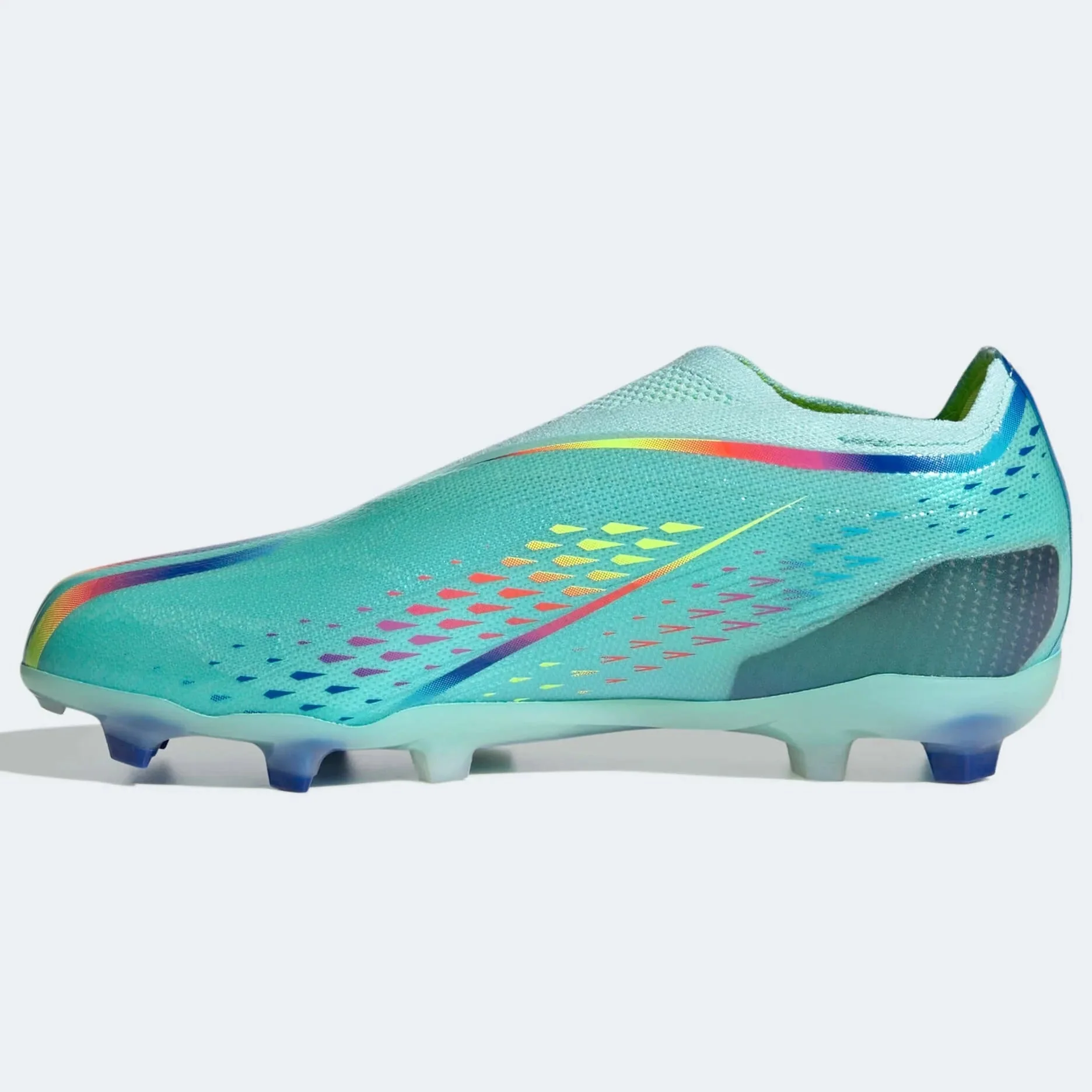 adidas Junior X Speedportal + FG J - Aqua-Red-Blue - Image 2