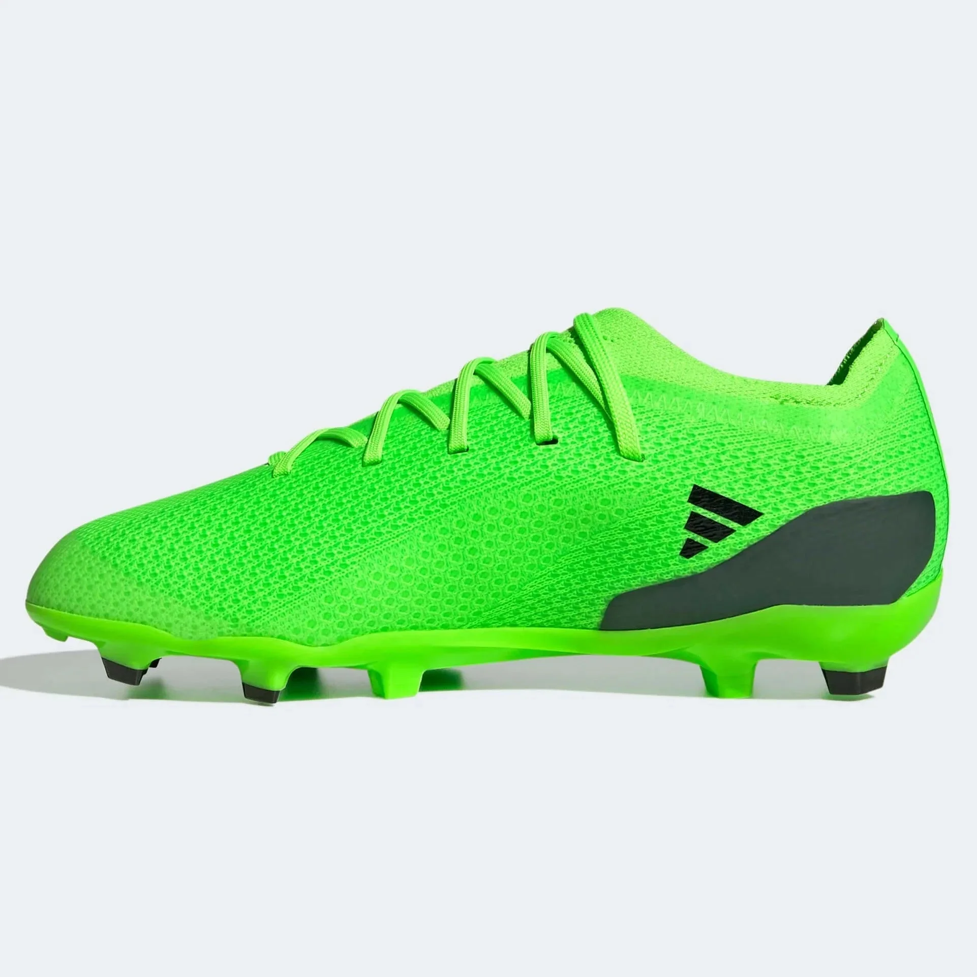 adidas Junior X Speedportal .1 FG - Solar Green-Black - Image 2