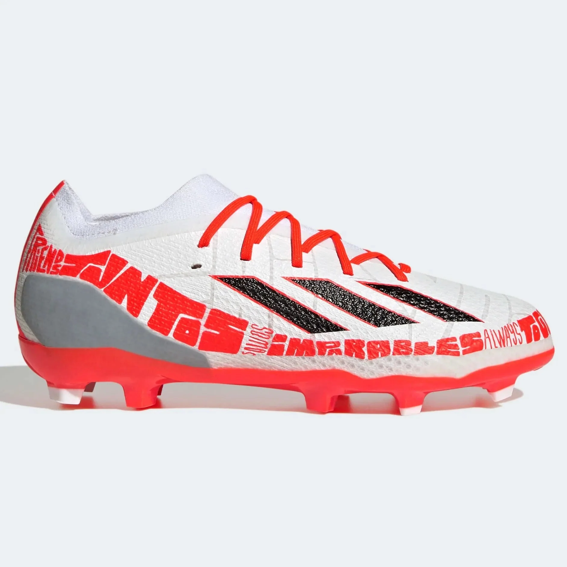 adidas Junior X SpeedPortal Messi .1 FG - White-Black-Solar Red