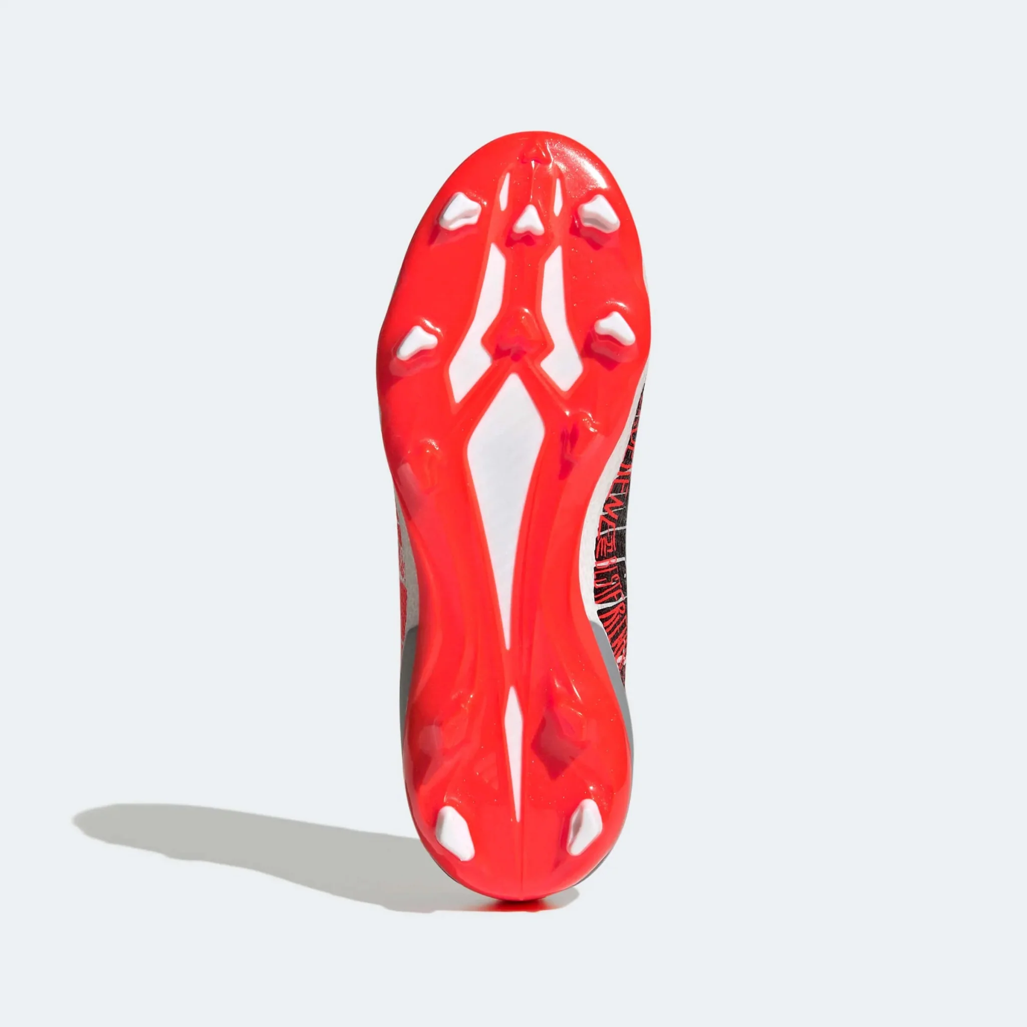 adidas Junior X SpeedPortal Messi .1 FG - White-Black-Solar Red - Image 5