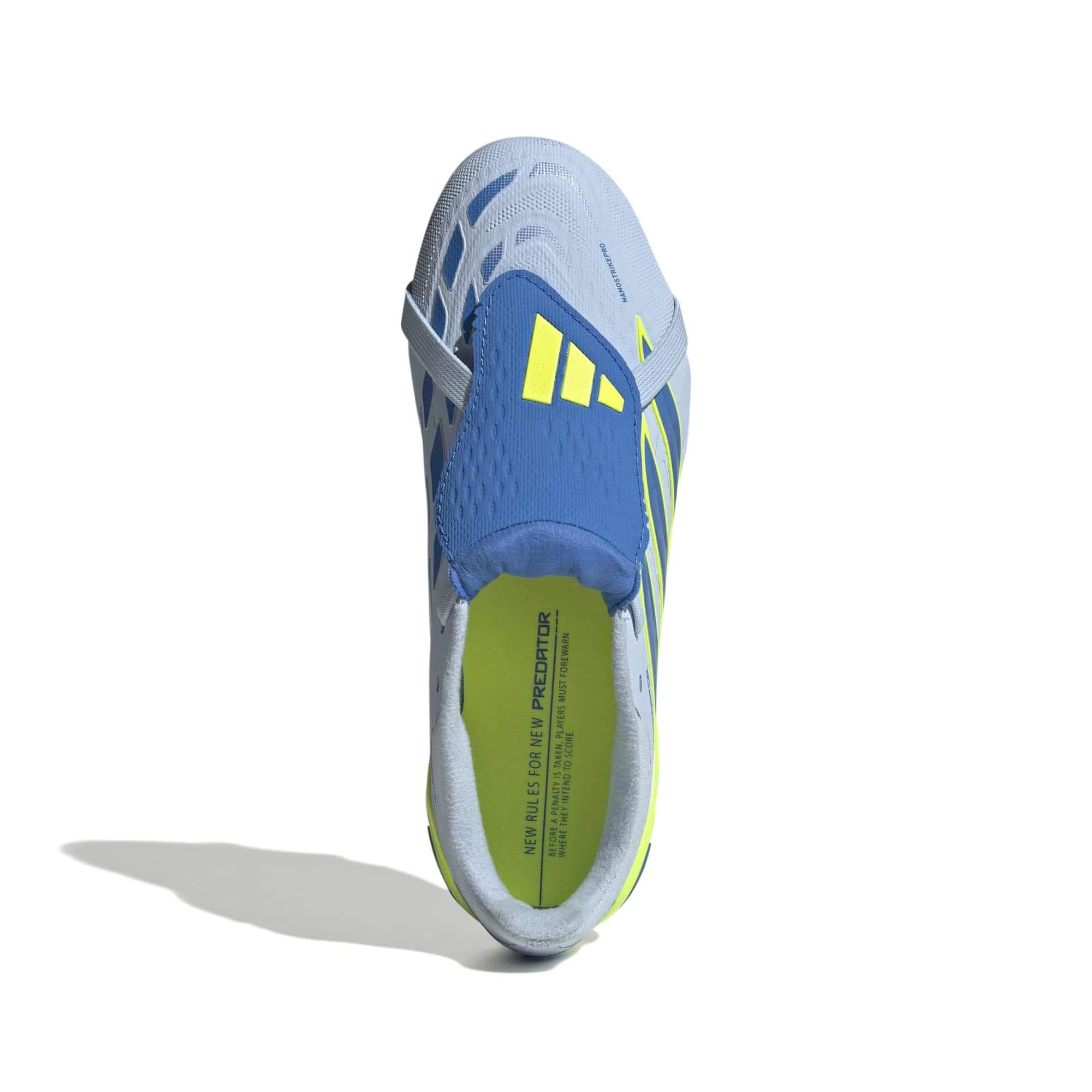 adidas Junior Predator Elite Fold-Over Tongue Firm Ground Soccer Cleats - Ice Cold Precision Pack (SP26) - Image 5