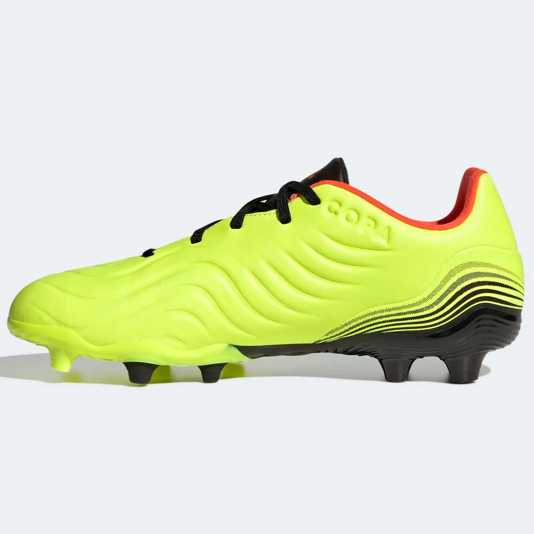 adidas Kids Copa Sense.3 FG J - Black-Solar Yellow - Image 2