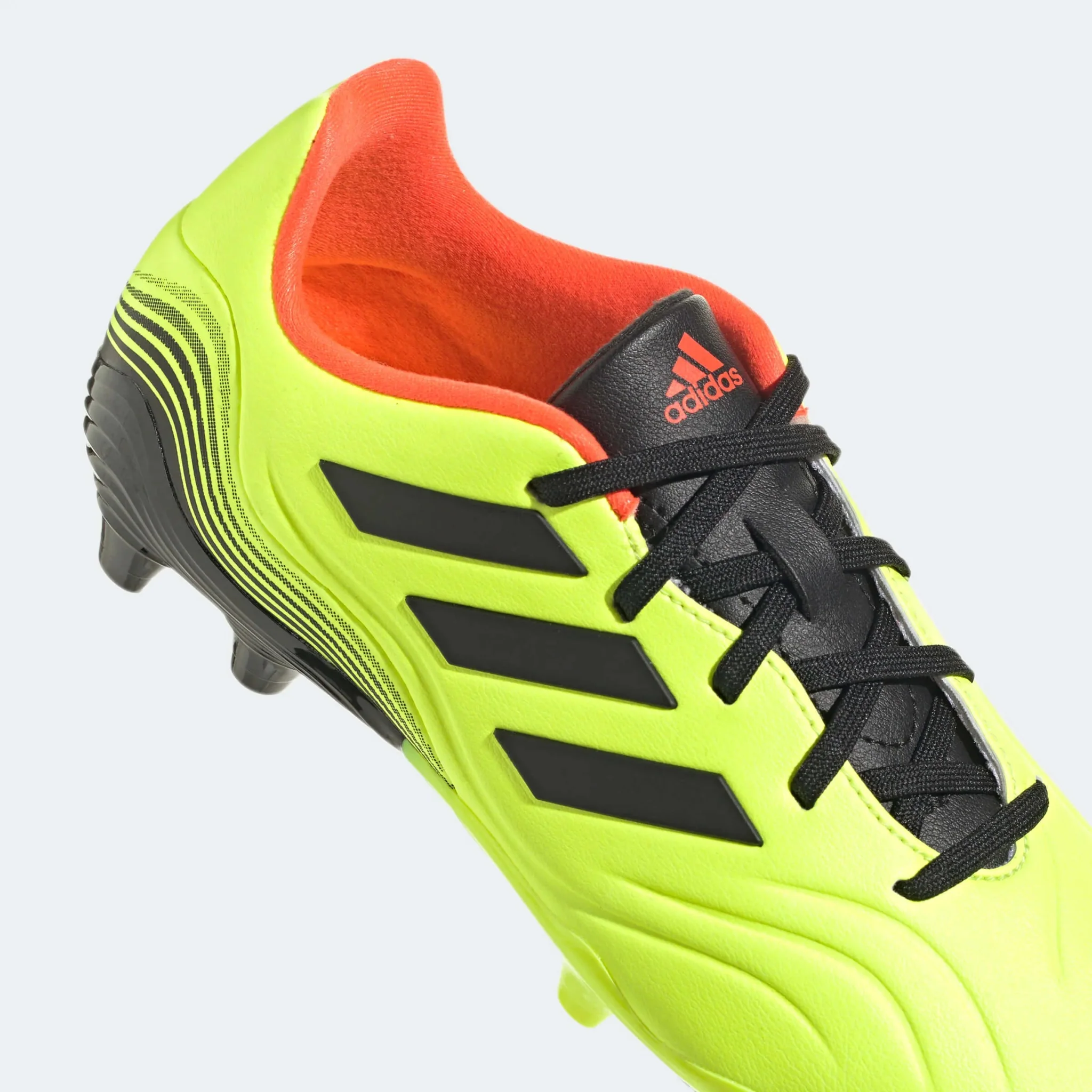 adidas Kids Copa Sense.3 FG J - Black-Solar Yellow - Image 7