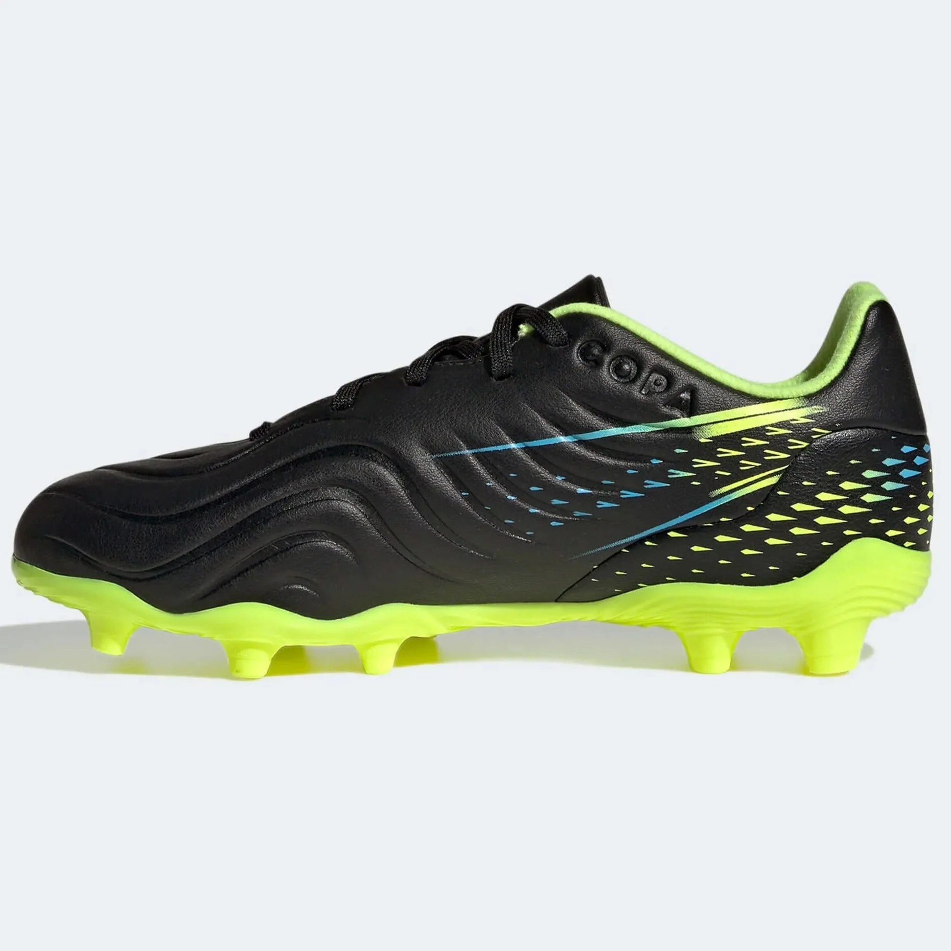 adidas Kids Copa Sense.3 FG J - Black-Solar Yellow - Image 2