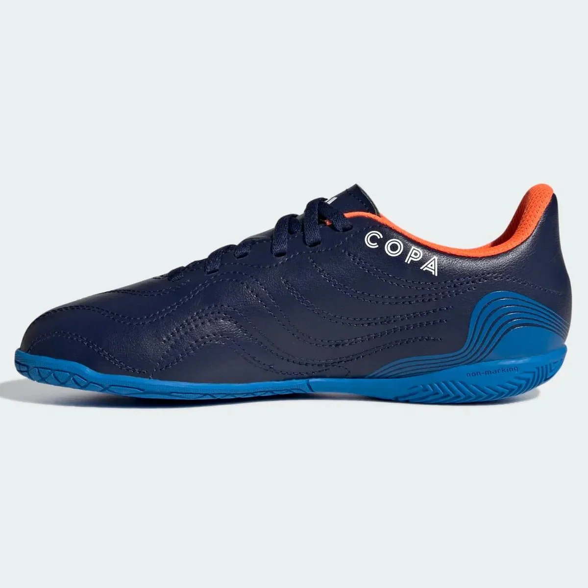 adidas Kids Copa Sense .4 Indoor - Navy-White-Blue - Image 2