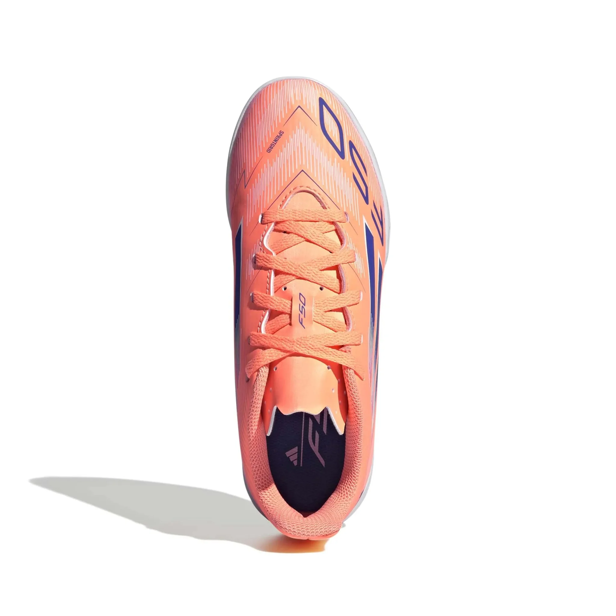adidas Kids F50 Club Indoor Soccer Shoes - Coral Blaze Pack (FA25) - Image 5