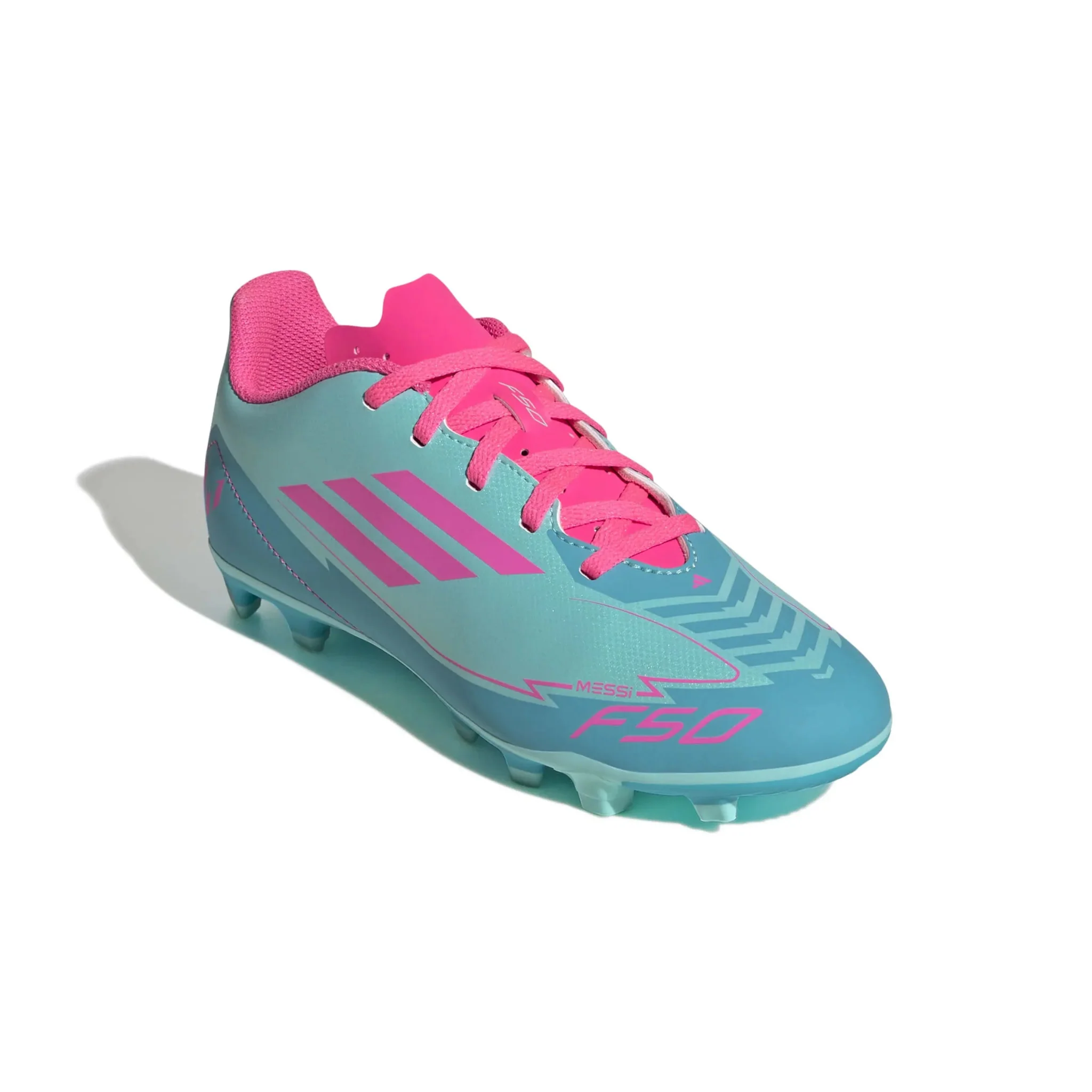 adidas Kids F50 Club Messi Firm/Multi Ground Soccer Cleats - MP2 Pack (SP25) - Image 3