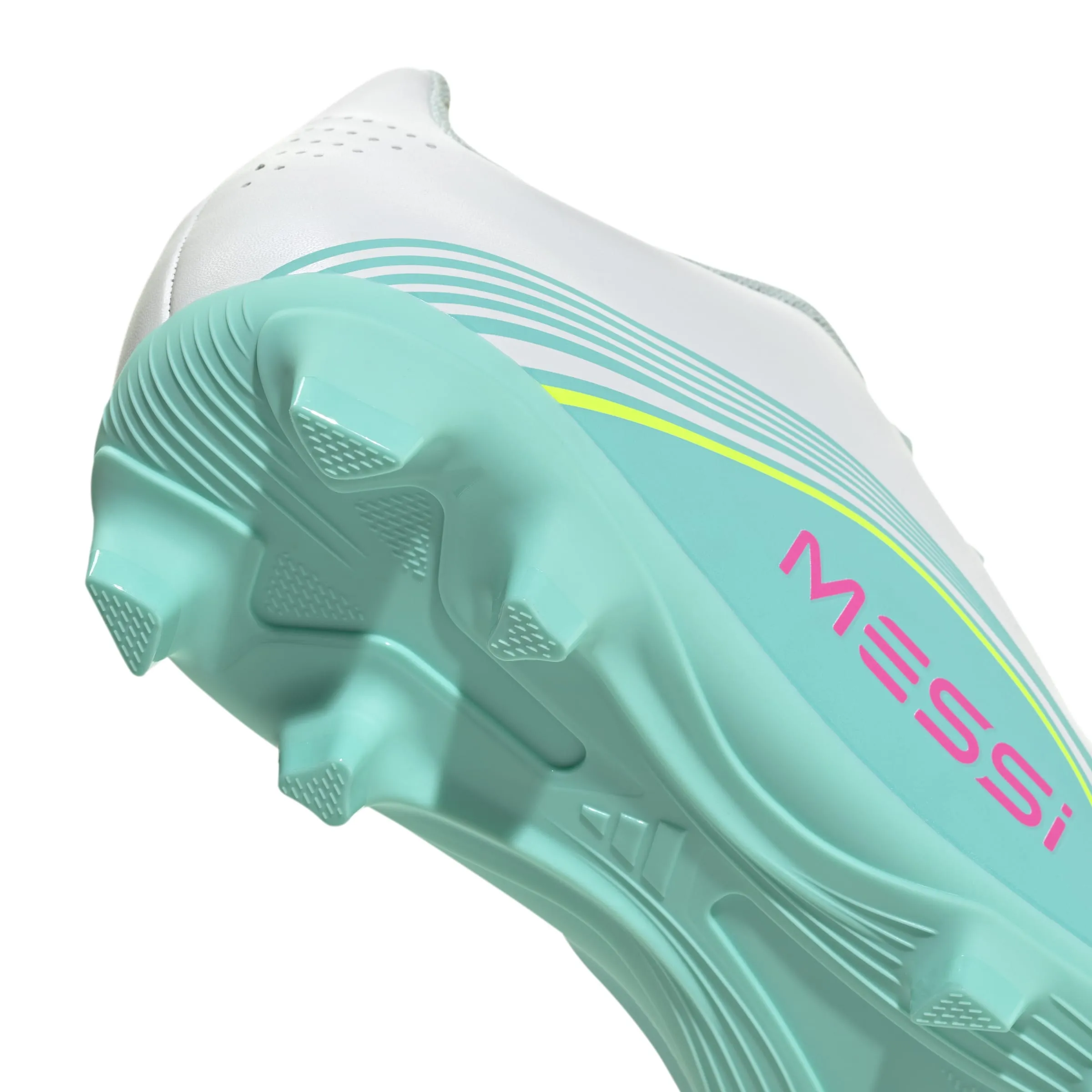 adidas Kids F50 Messi Club Firm/Multi Ground Soccer Cleats - Messi Aurora Radiante Pack (SP26) - Image 8