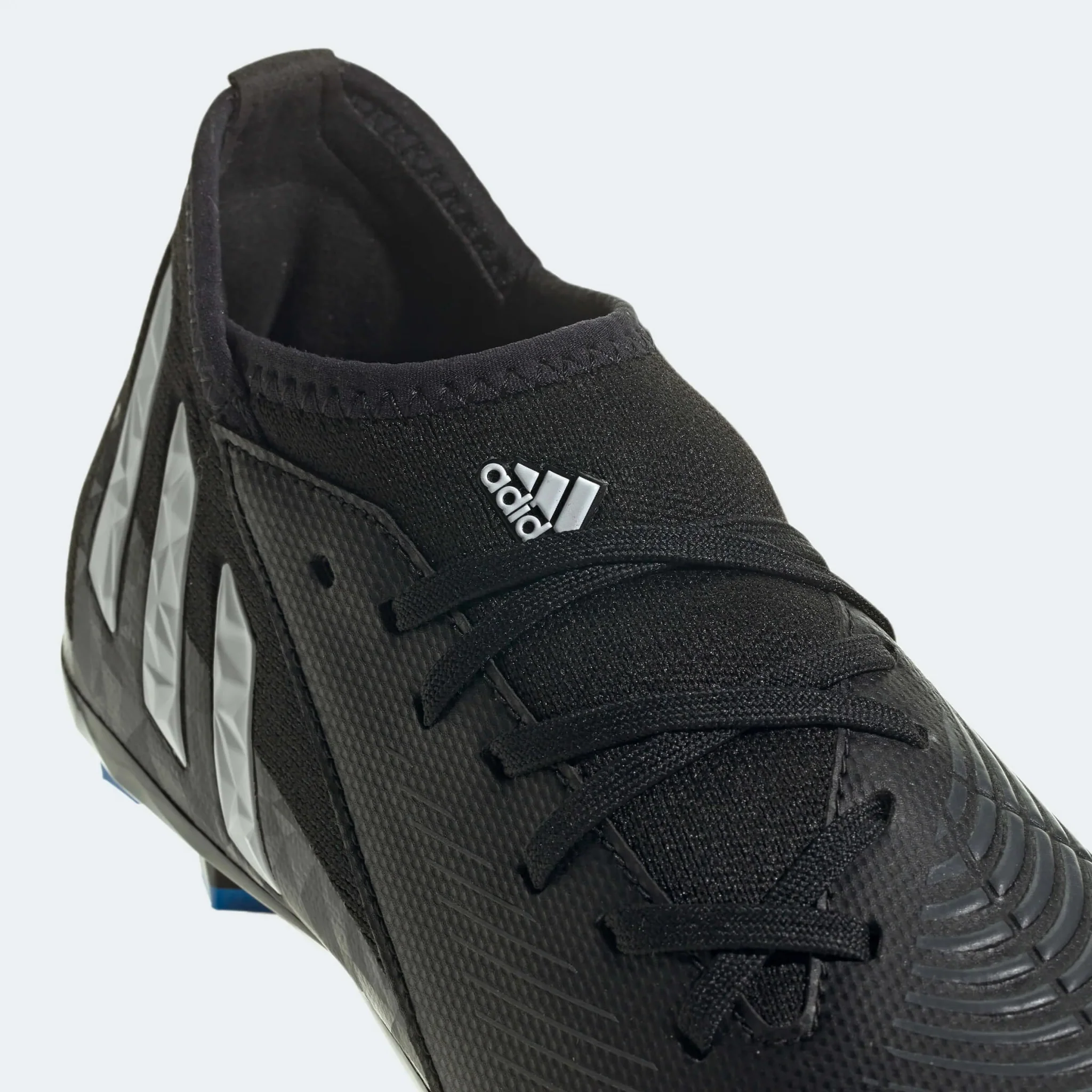 adidas Kids Predator Edge .3 FG - Black-White - Image 7