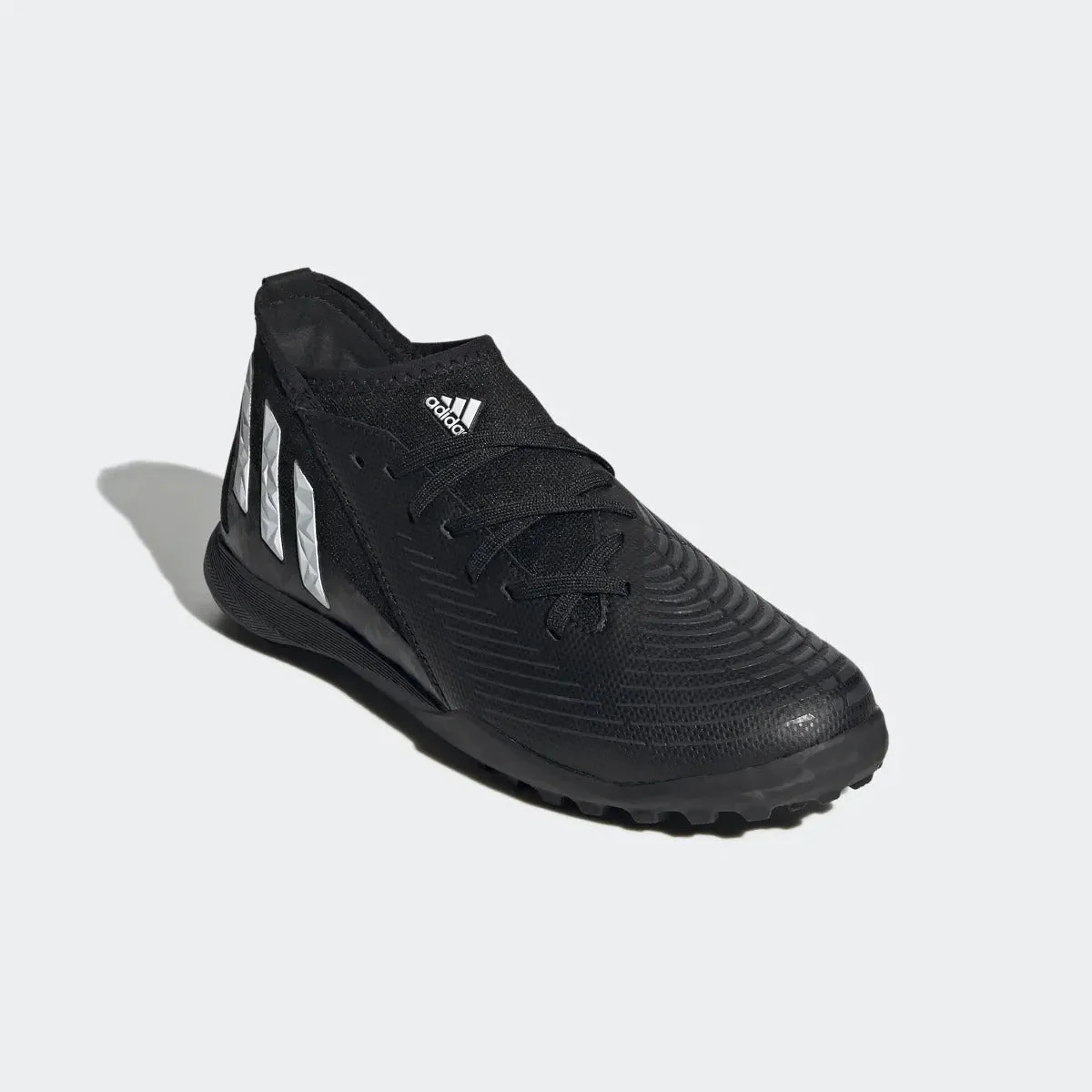 adidas Kids Predator Edge .3 Turf - Black-White - Image 3