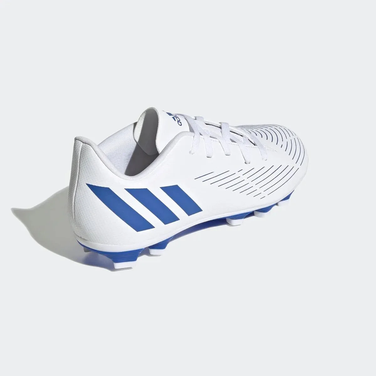 adidas Kids Predator Edge .4 FxG - White-Hi Res Blue - Image 4